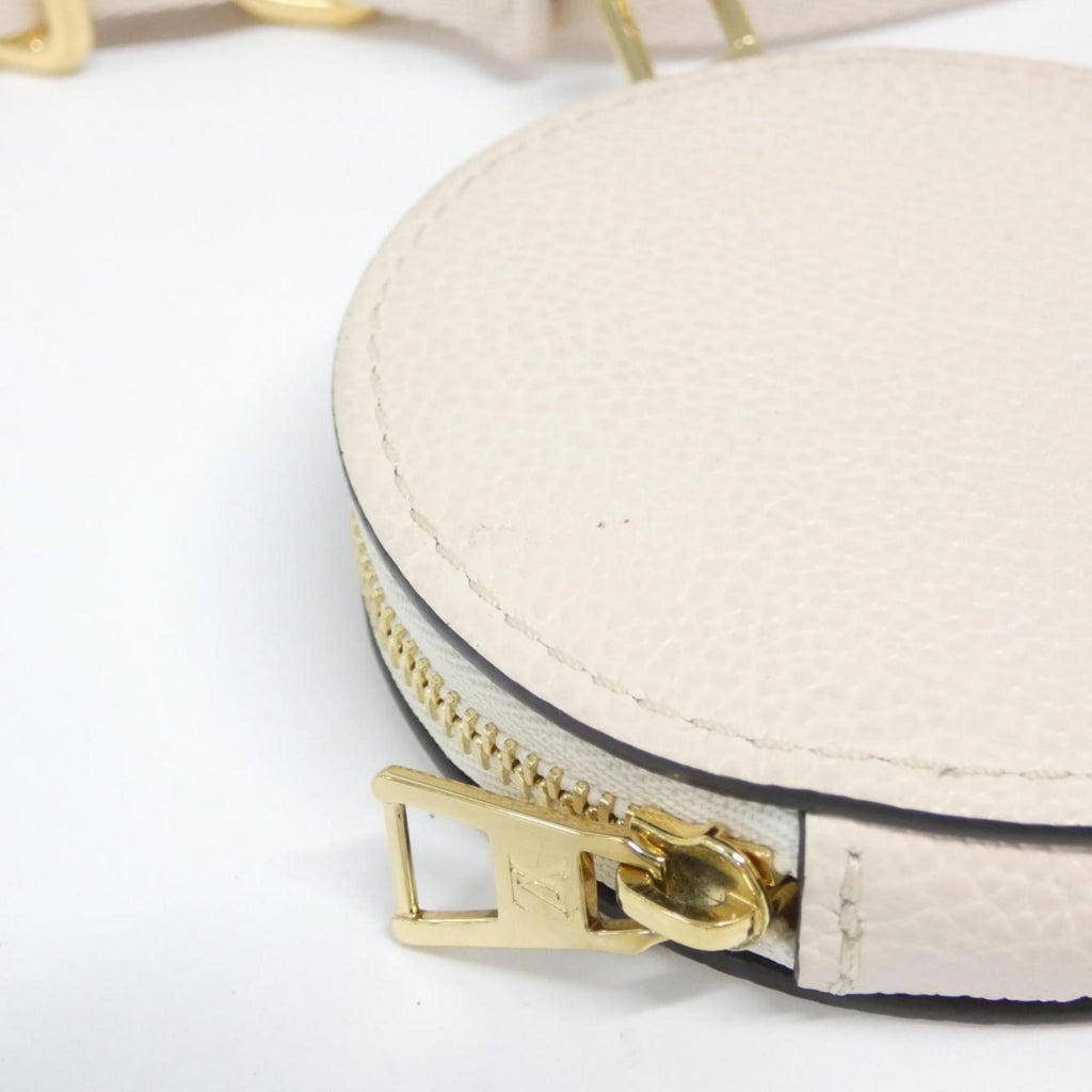 Louis Vuitton Cream Saffron White Leather Shoulder Bag