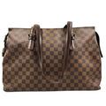 Louis Vuitton Brown Damier Canvas Pvc Tote Bag