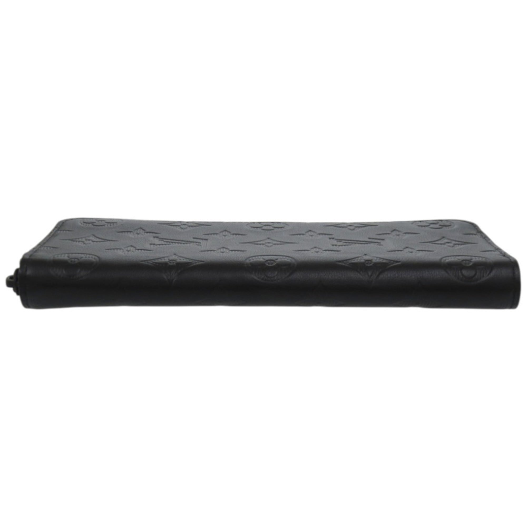 Louis Vuitton Black Leather Long Wallet