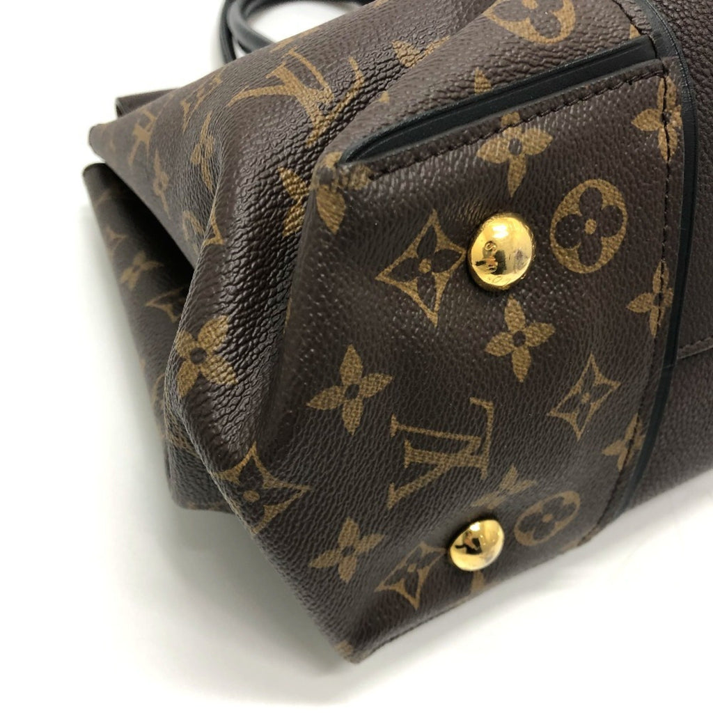 Louis Vuitton Brown Chocolat Monogram Canvas Cuir Ombre Leather Handbag