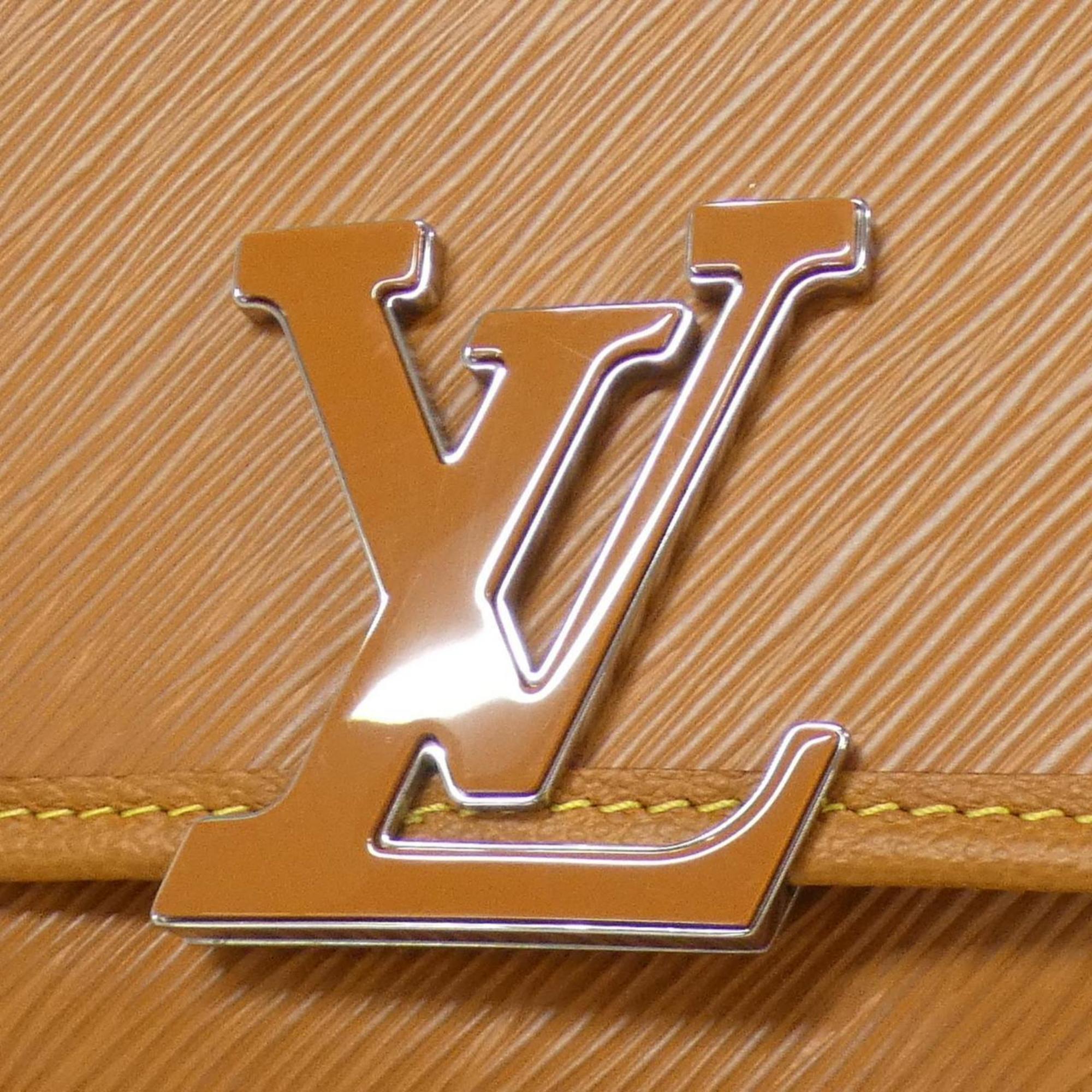 Louis Vuitton Brown Leather Shoulder Bag
