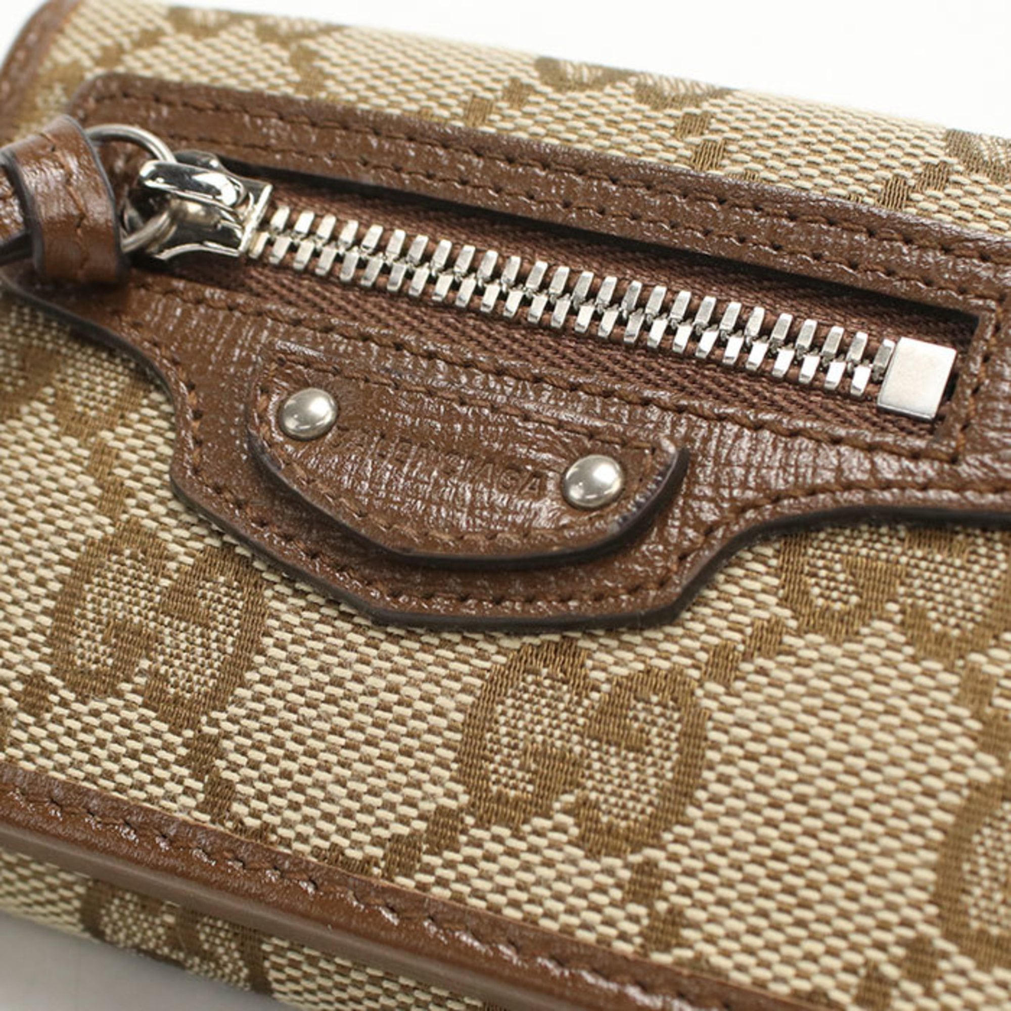 Gucci Beige Gg Canvas Wallet (Tri-Fold) (Pre-Owned)