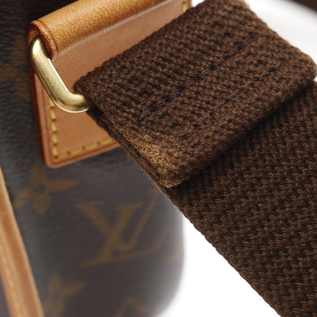 Louis Vuitton Brown Pvc Leather Shoulder Bag