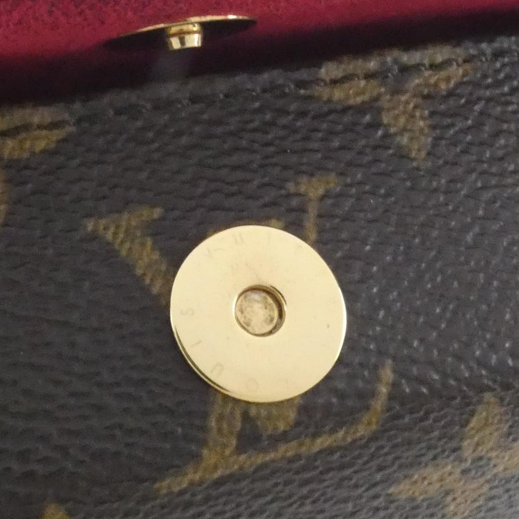 Louis Vuitton Marron Coated Canvas Handbag