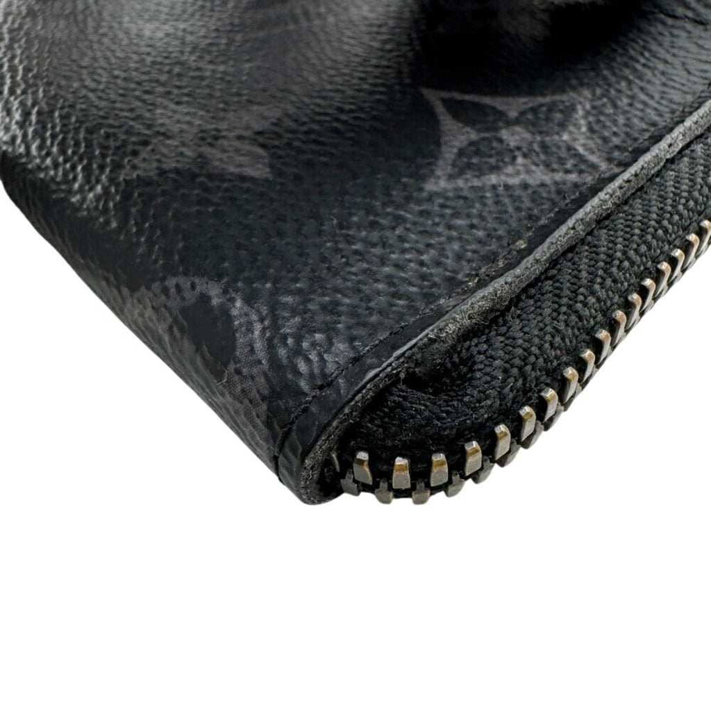 Louis Vuitton Black Leather Coin Purse/Coin Case