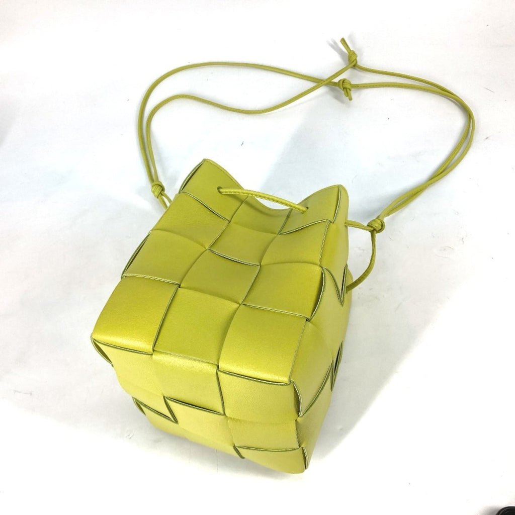 Bottega Veneta Light Green Leather Pochette Shoulder Bag