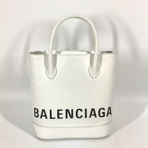 Balenciaga White Leather Shoulder