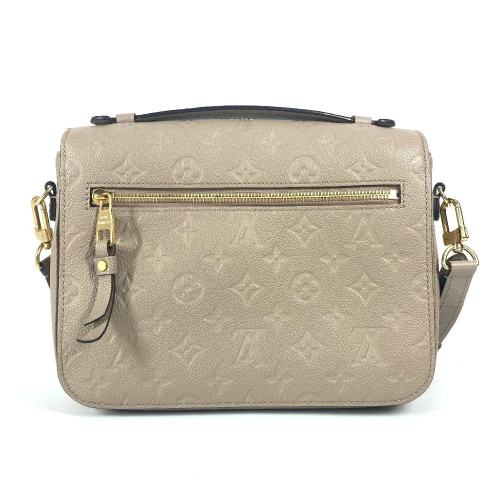 Louis Vuitton Monogram Empreinte Beige Tourterelle Monogram Empreinte Handbag Pochette Shoulder Bag