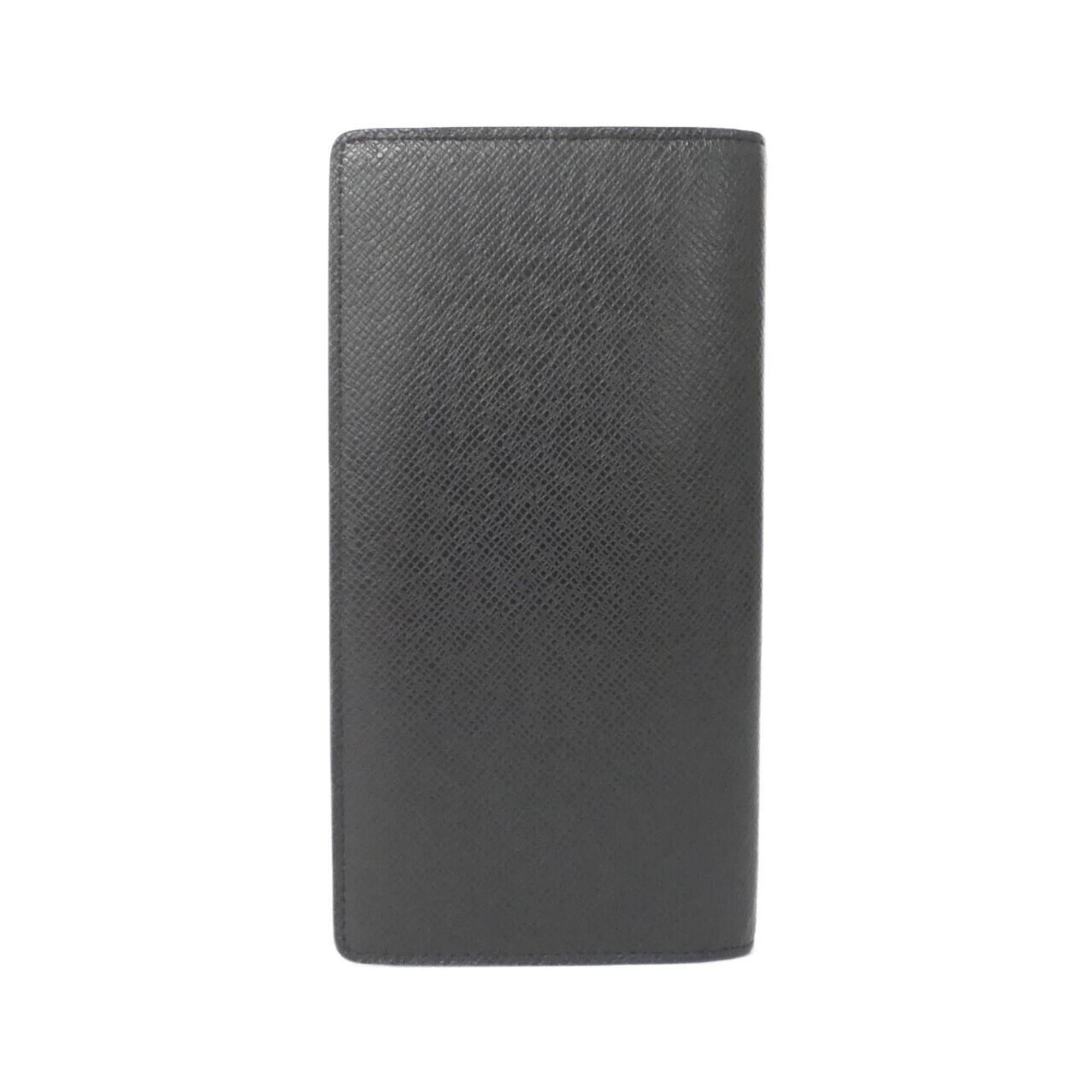 Louis Vuitton Black Leather Long Wallet
