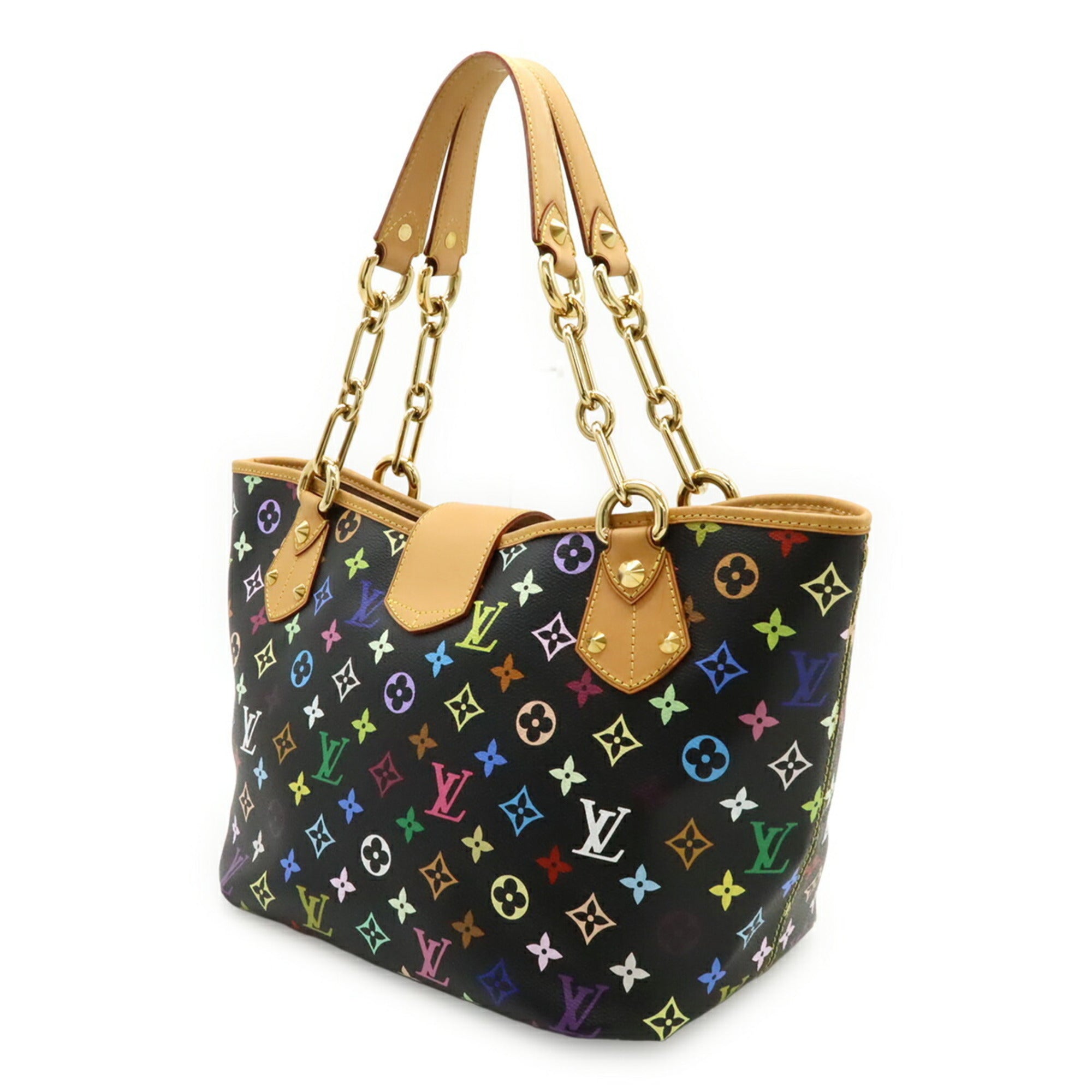 Louis Vuitton Noir Pvc Shoulder Bag Tote Bag