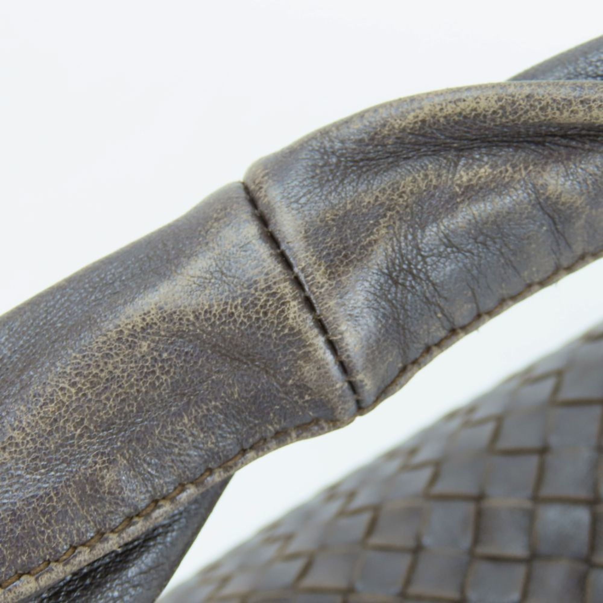 Bottega Veneta Intrecciato Brown Leather Shoulder Bag