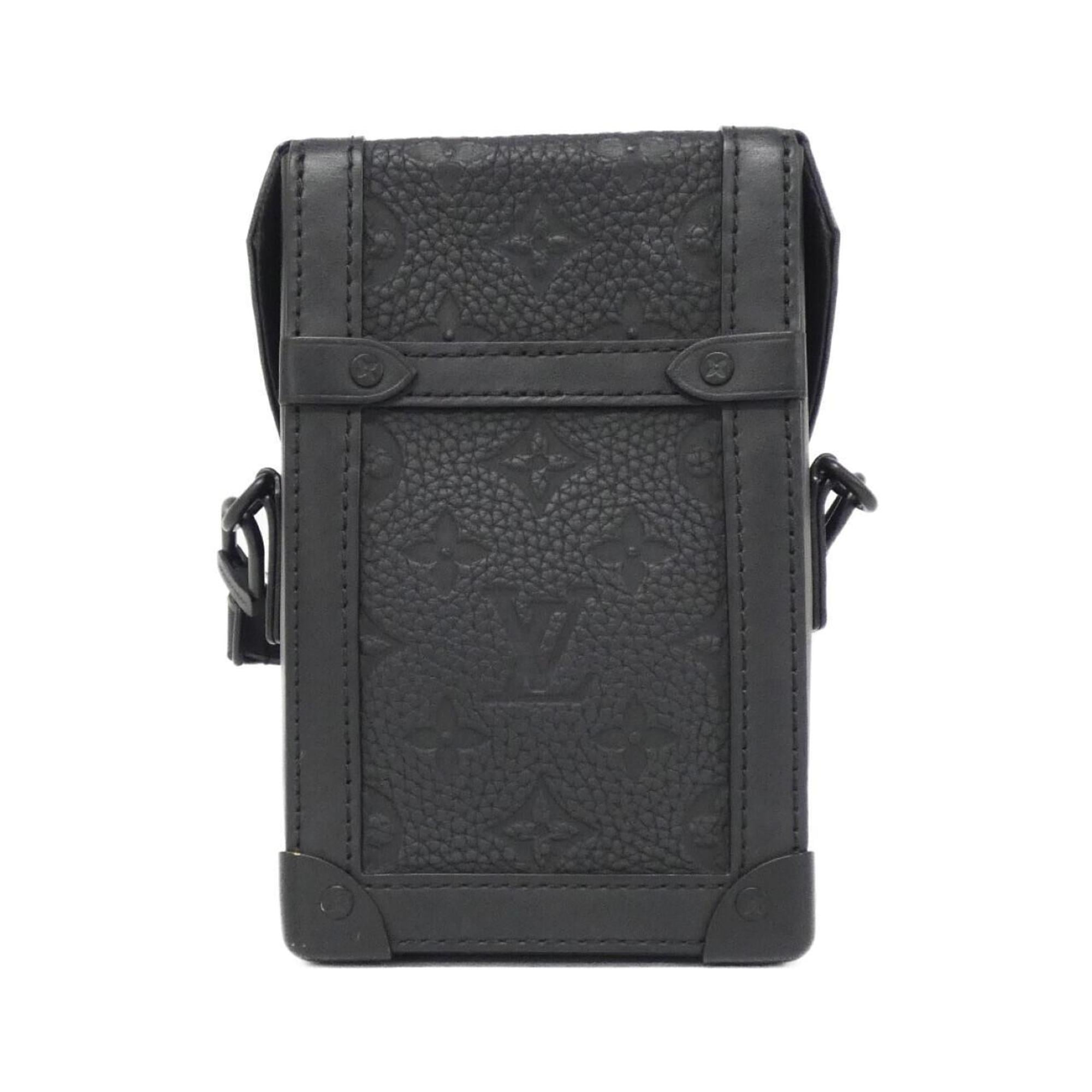 Louis Vuitton Black Leather Shoulder Bag