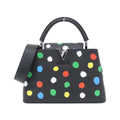 Louis Vuitton Black Multi-Color Leather Handbag