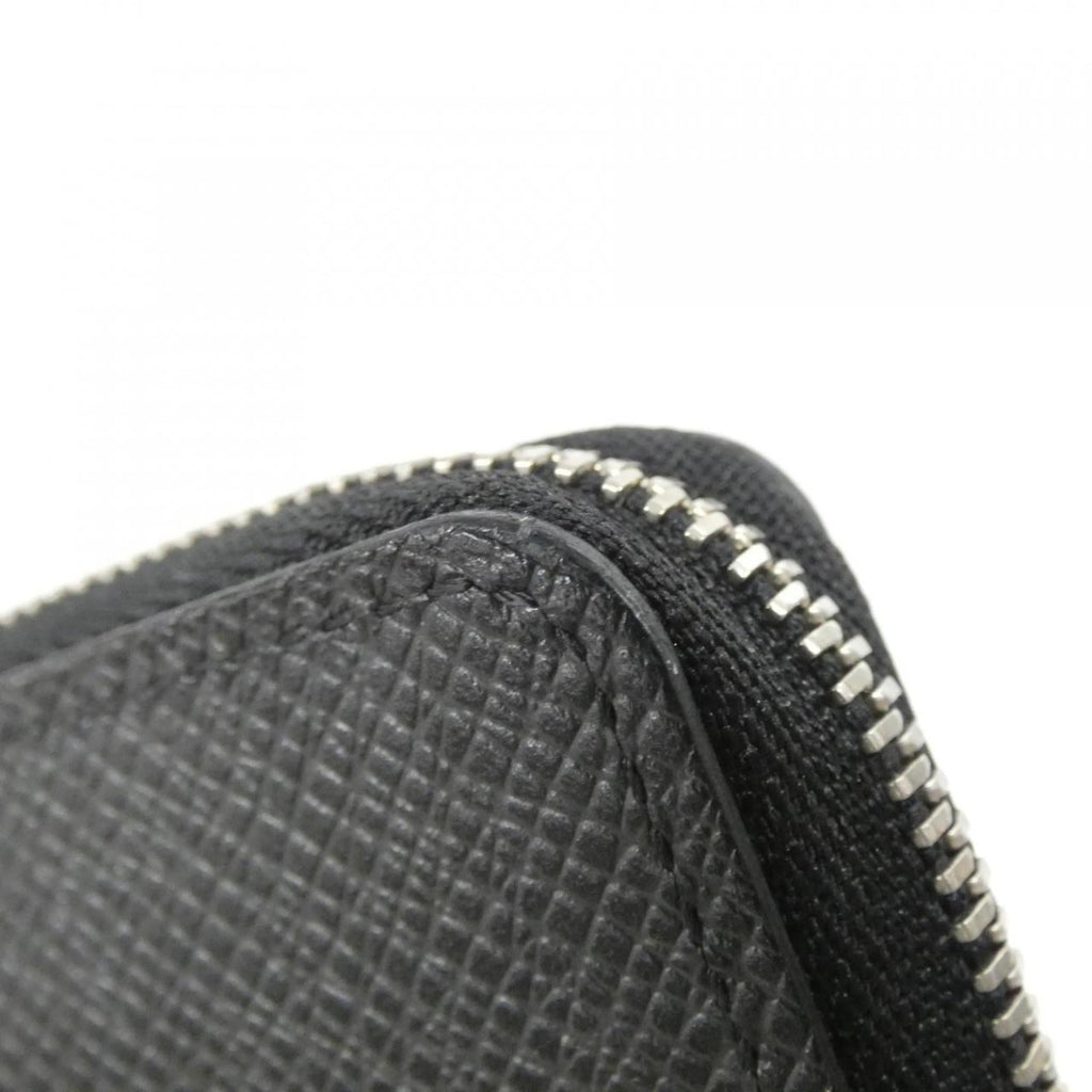 Louis Vuitton Black Leather Coin Purse/Coin Case