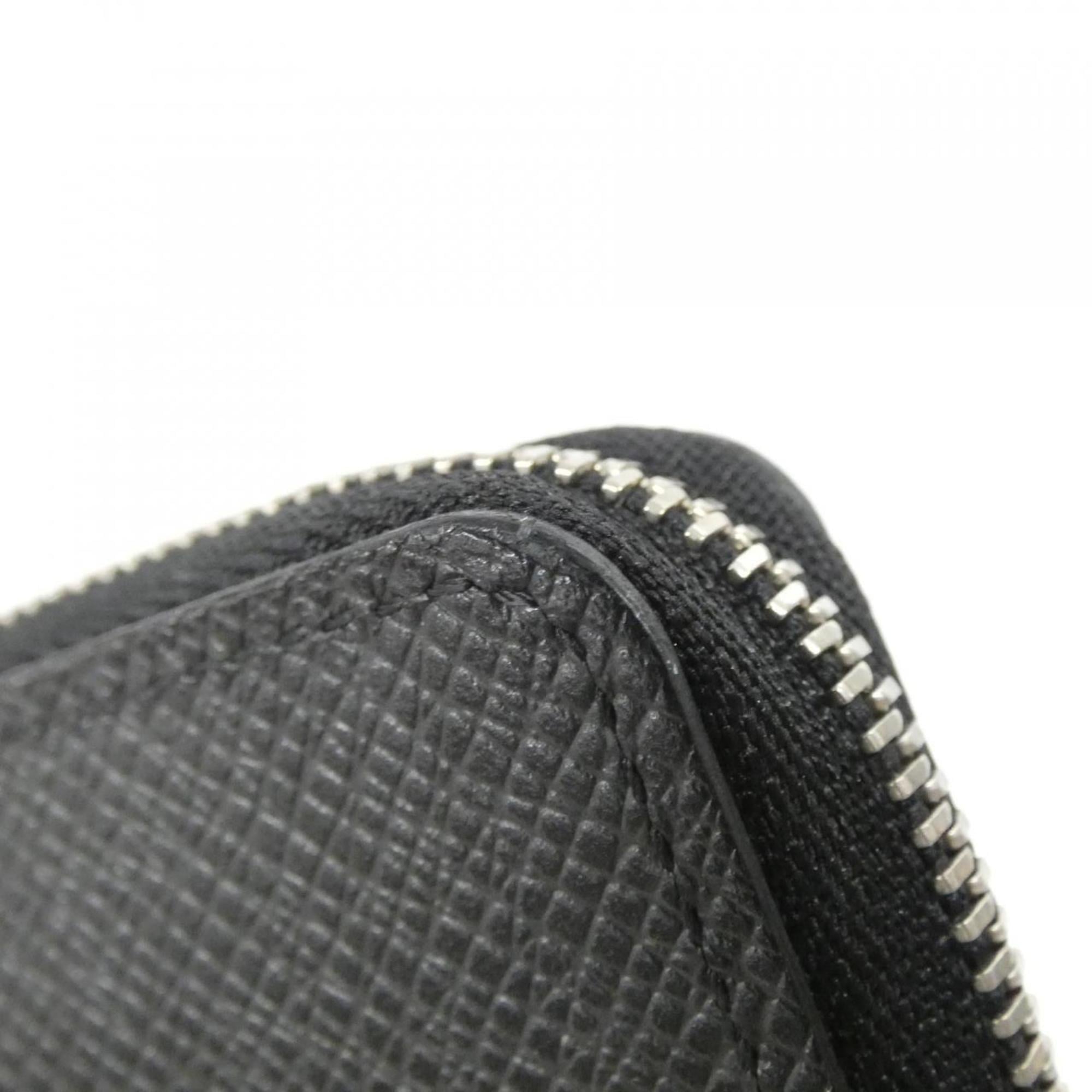Louis Vuitton Black Leather Coin Purse/Coin Case