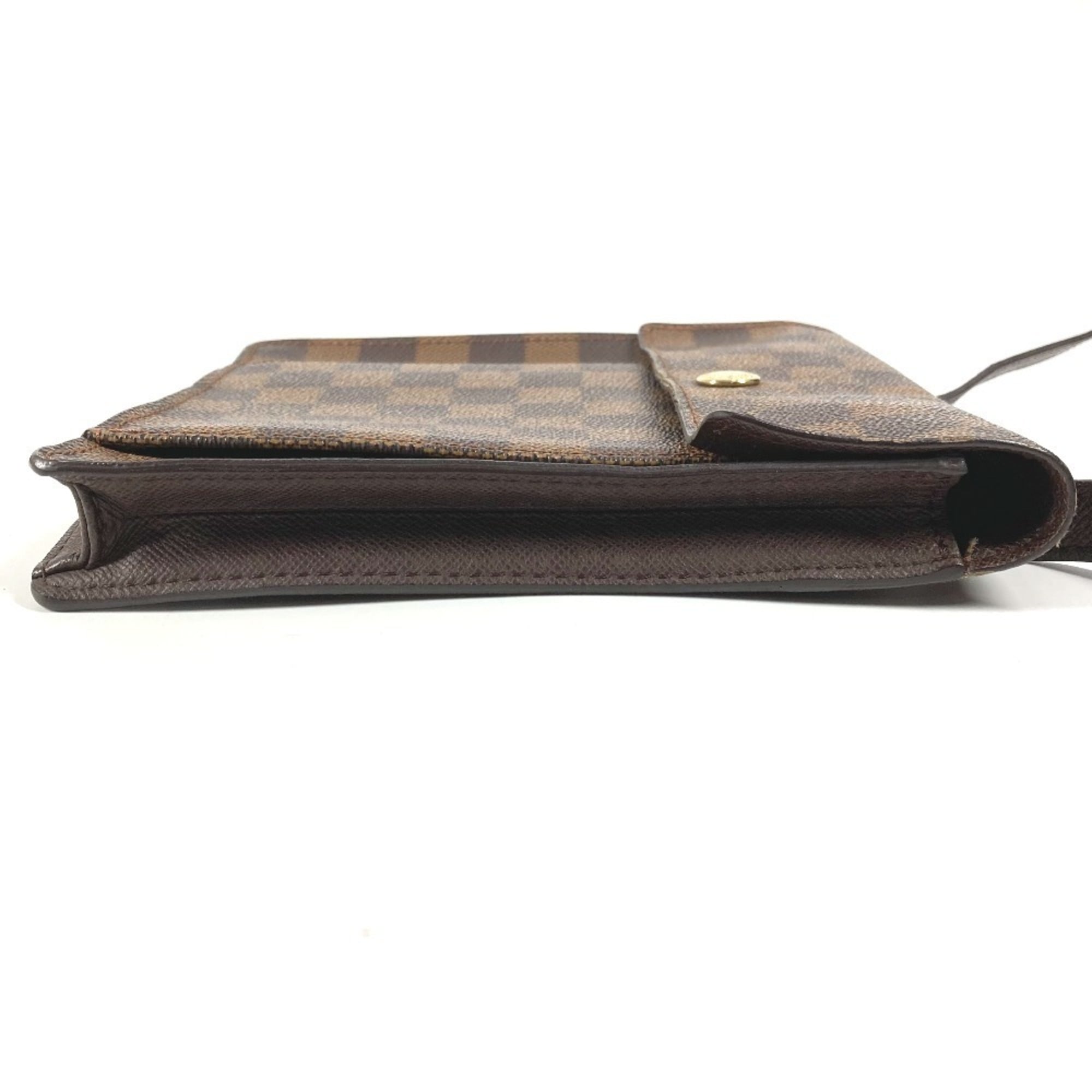 Louis Vuitton Brown Damier Canvas Ebene Damier Canvas Pochette Shoulder Bag