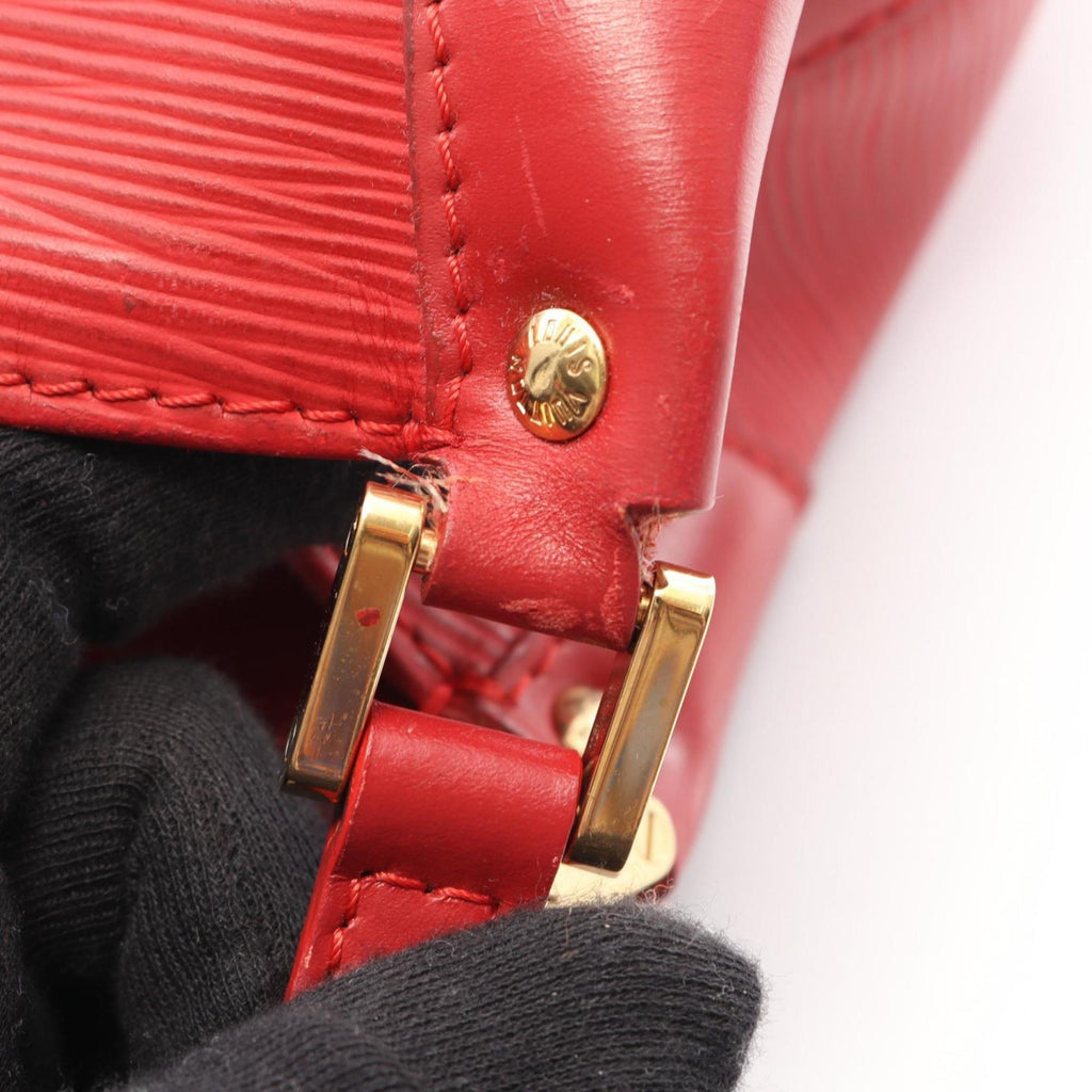 Louis Vuitton Red Color Leather Shoulder Bag
