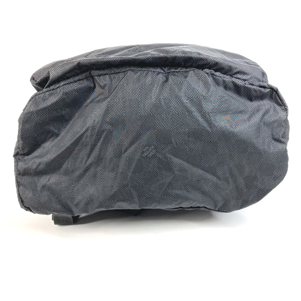 Louis Vuitton Damier Aventure Black Leather Nylon Backpack