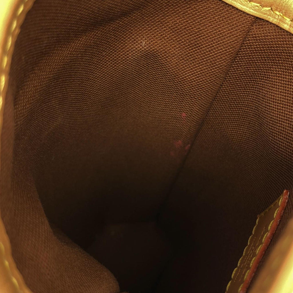 Louis Vuitton Marron Coated Canvas Handbag Pouch