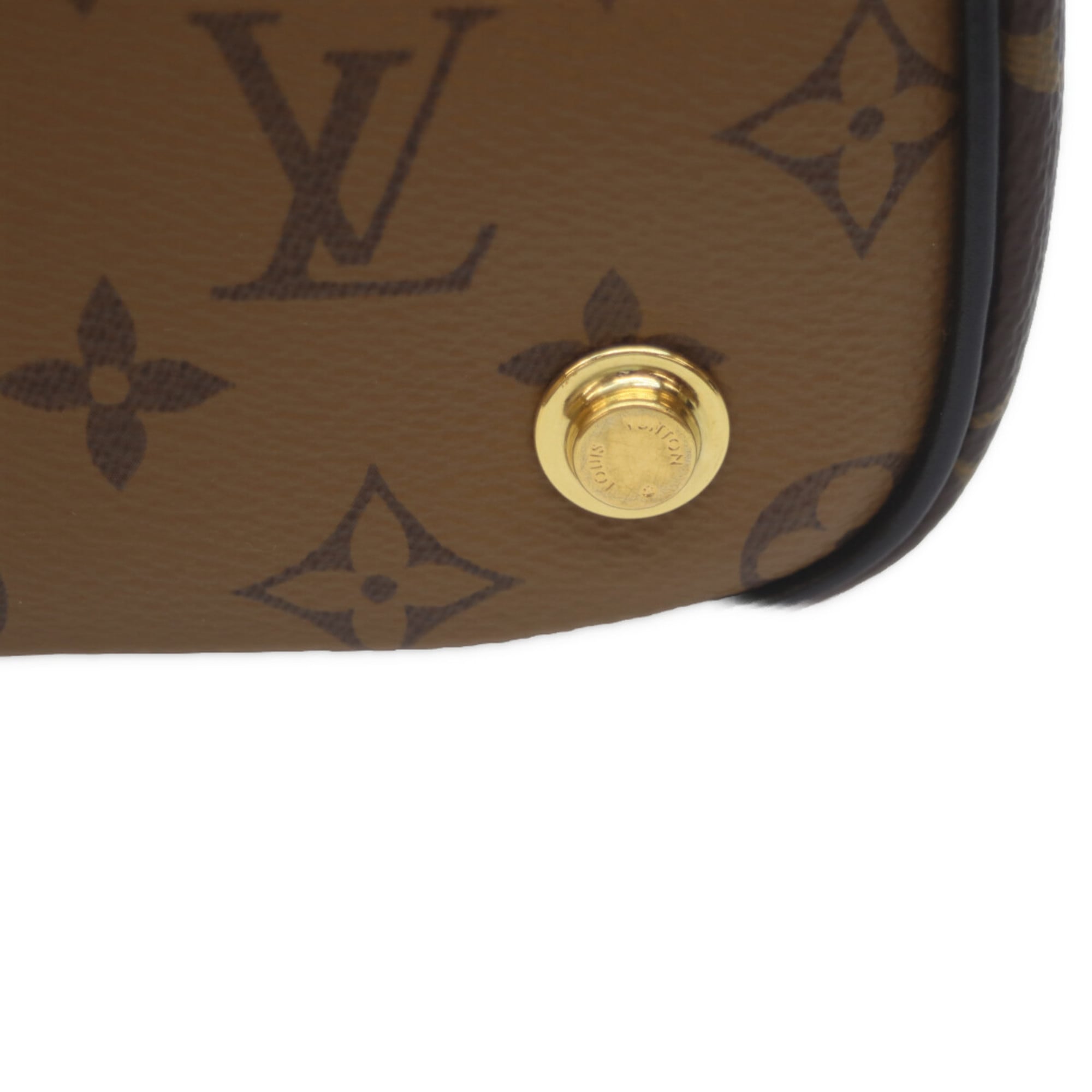 Louis Vuitton Black Brown Monogram Reverse Shoulder Bag
