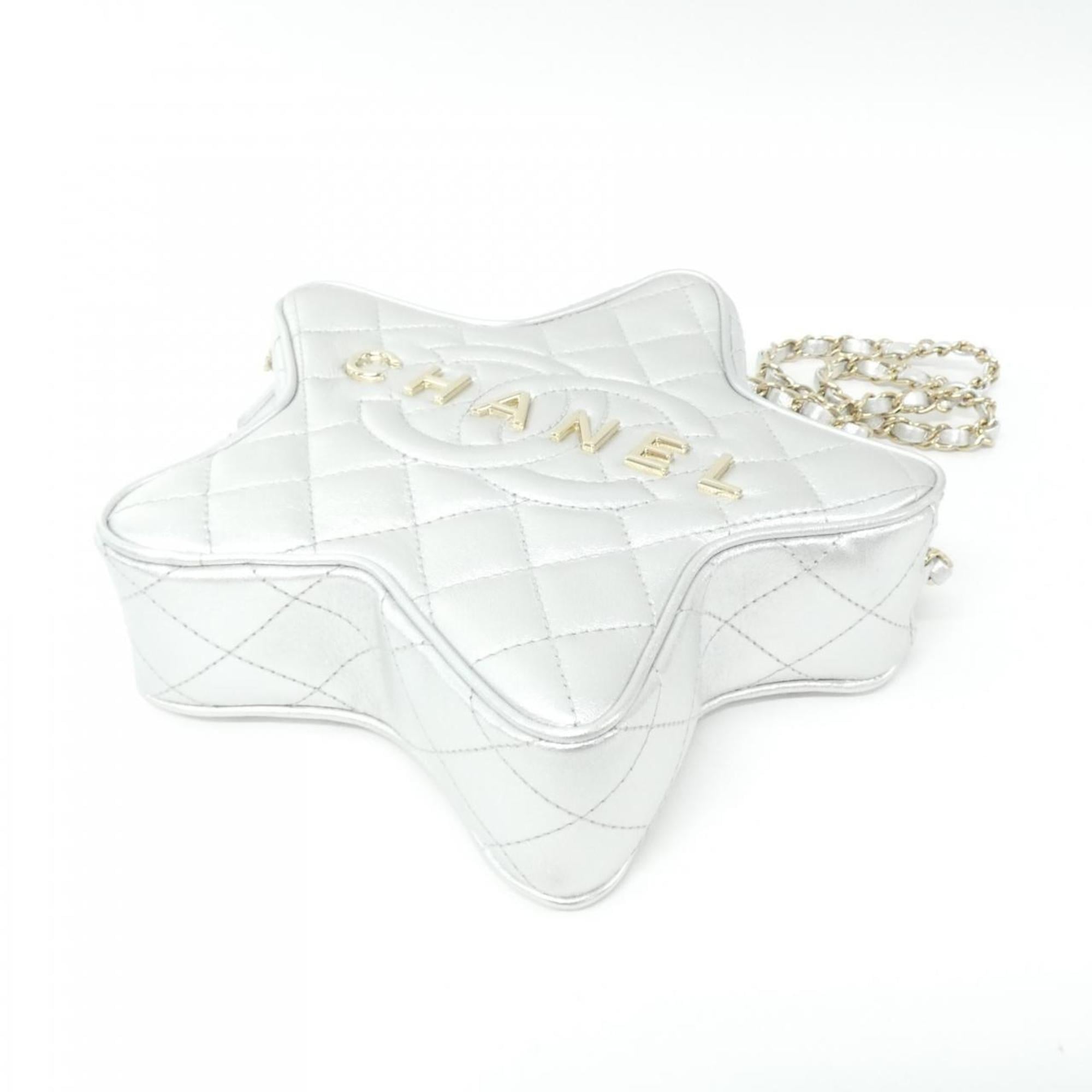 Chanel Silver Shoulder Bag