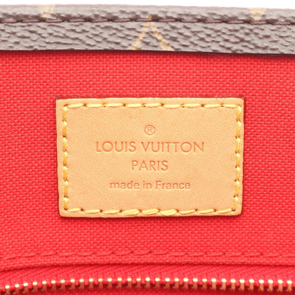 Louis Vuitton Brown Coated Canvas Leather Handbag