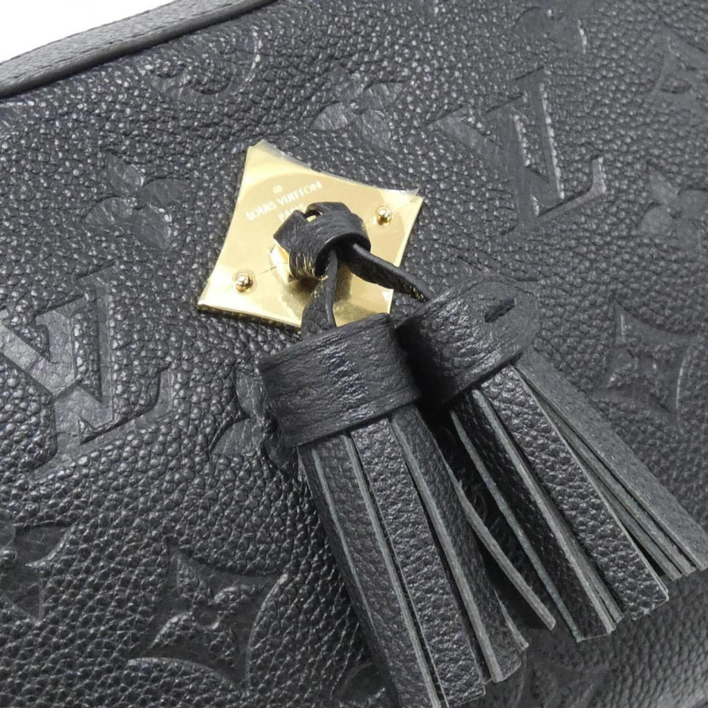 Louis Vuitton Black Leather Shoulder Bag