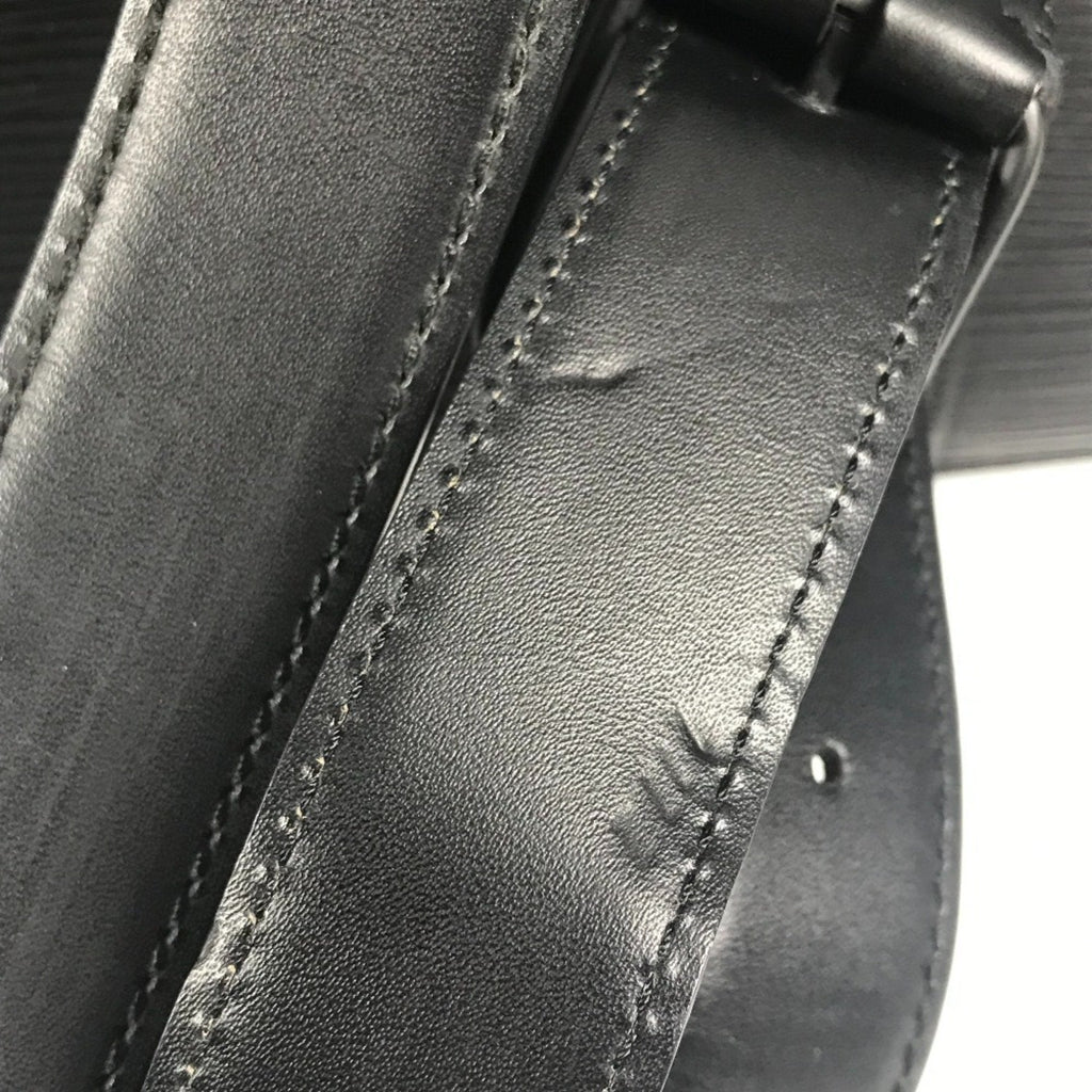 Louis Vuitton Black Noir Epi Leather Shoulder Bag