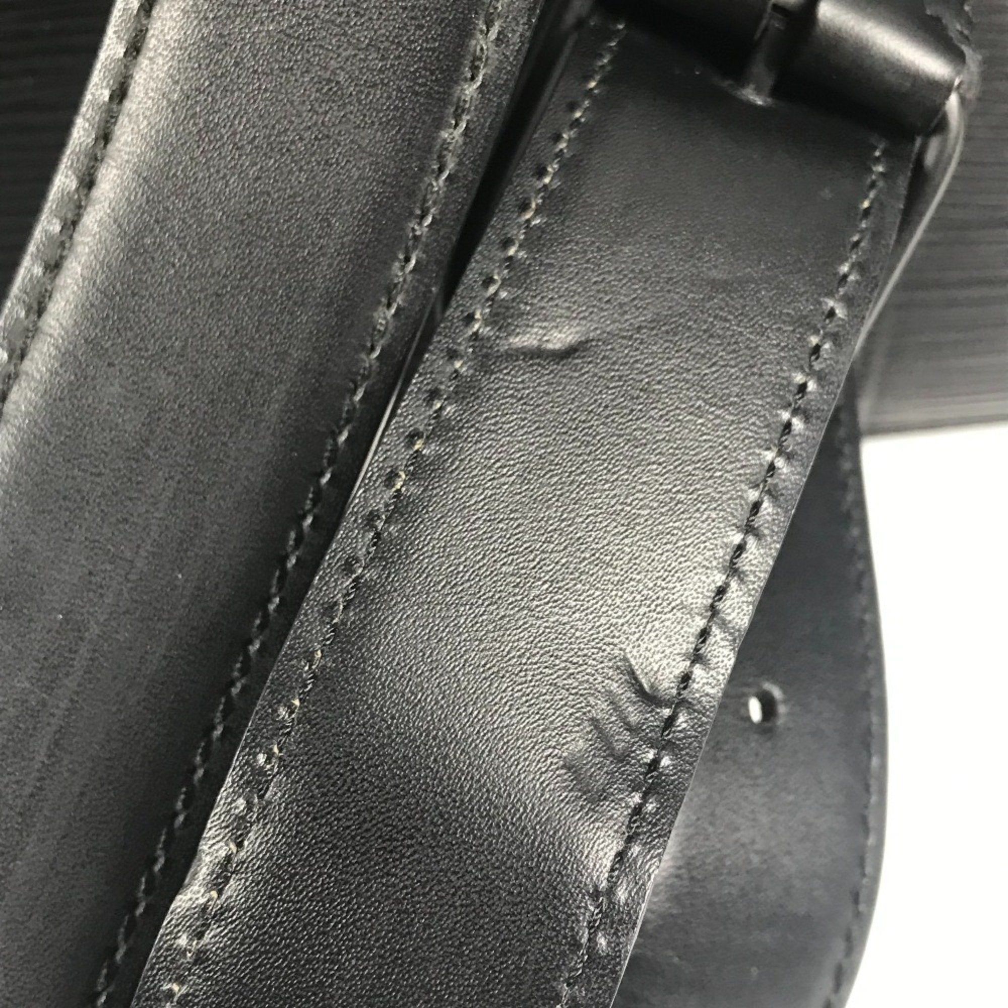 Louis Vuitton Black Noir Epi Leather Shoulder Bag