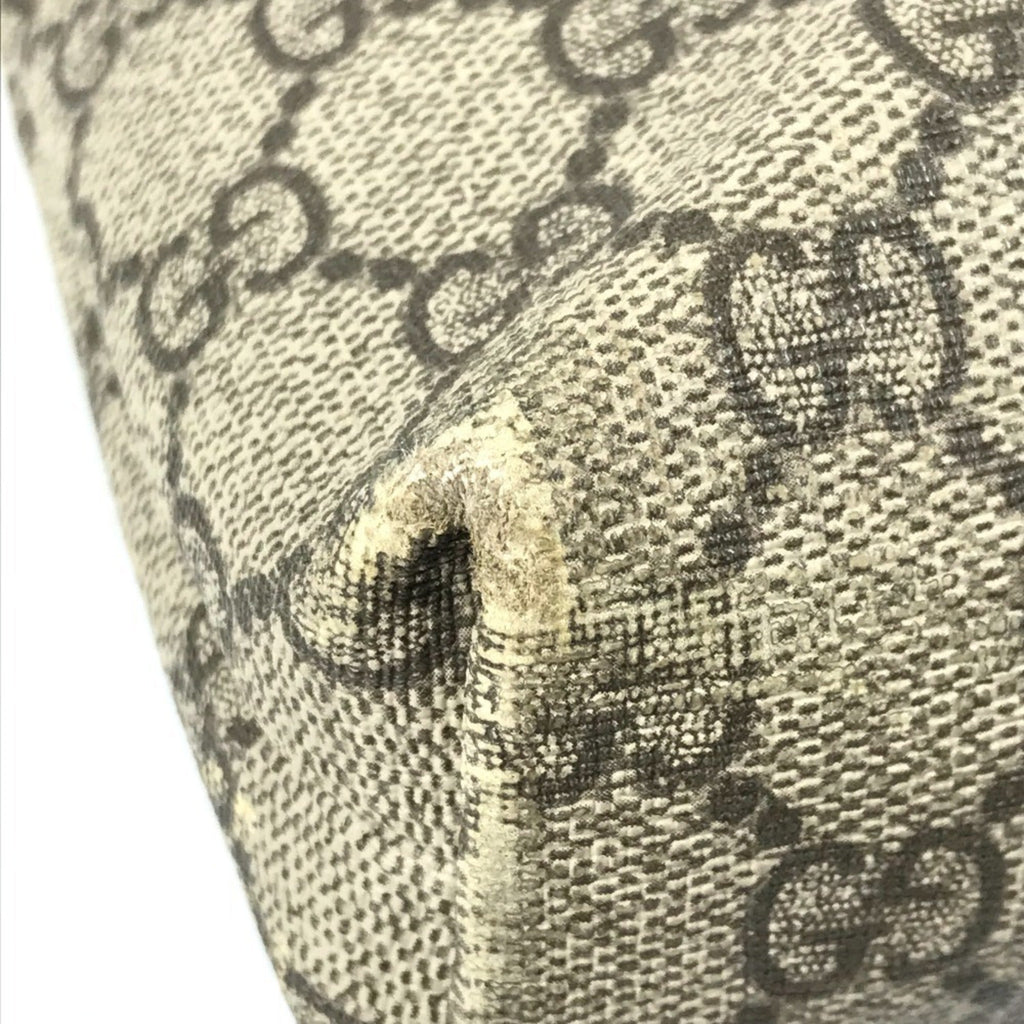 Gucci Beige Gg Supreme Shoulder Bag (Pre-Owned)