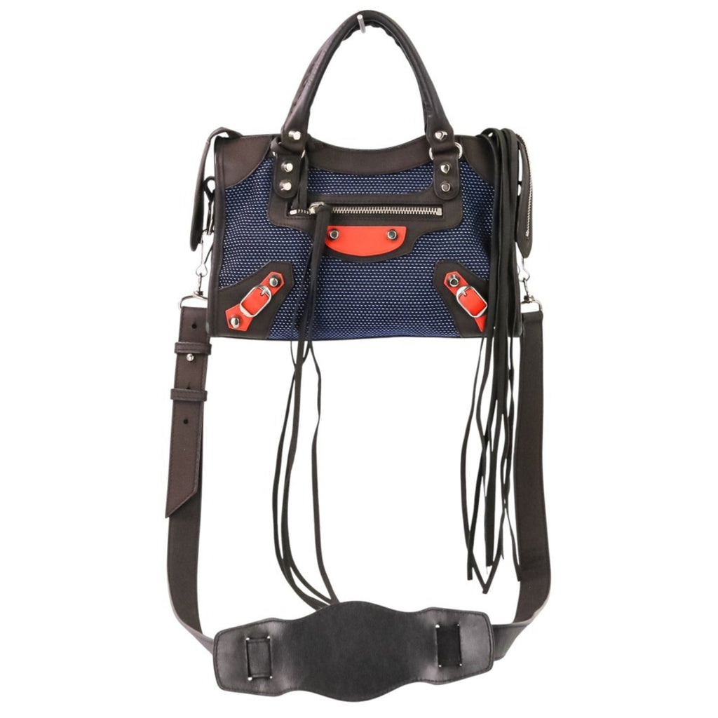 Balenciaga Dark Brown Navy Orange Hand