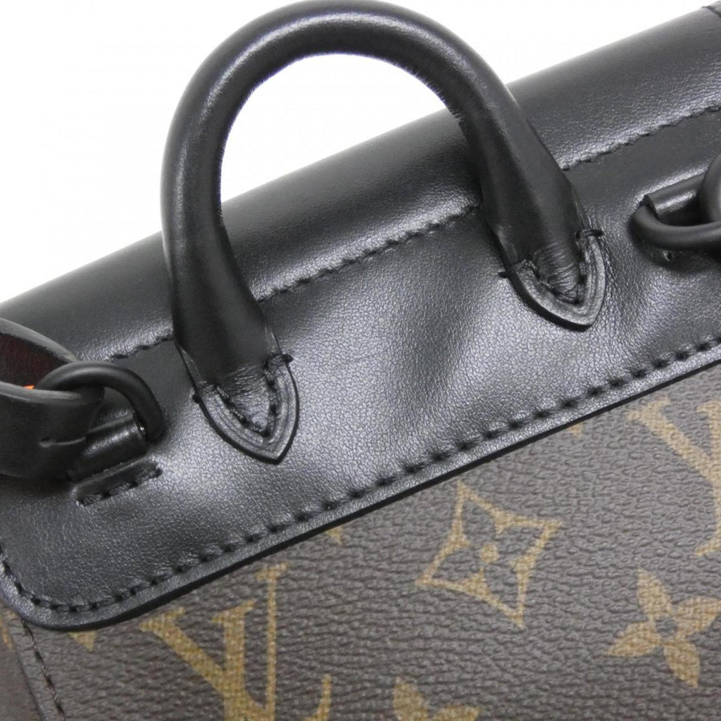 Louis Vuitton Dark Brown Marron Coated Canvas Shoulder Bag