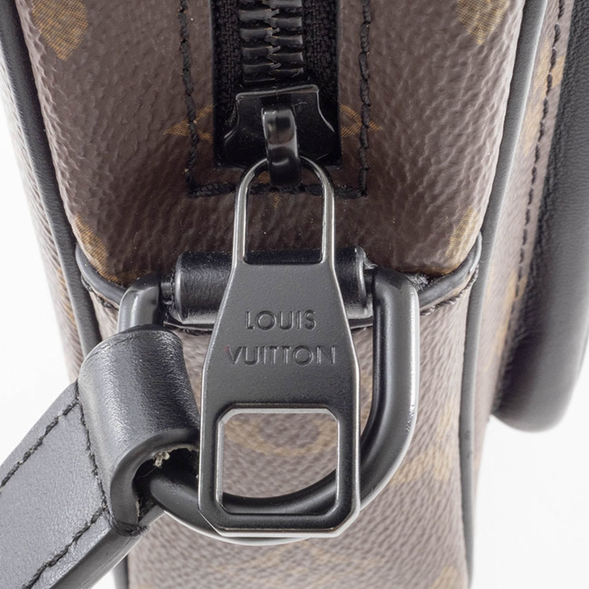 Louis Vuitton Monogram Macassar Dark Brown Shoulder Bag