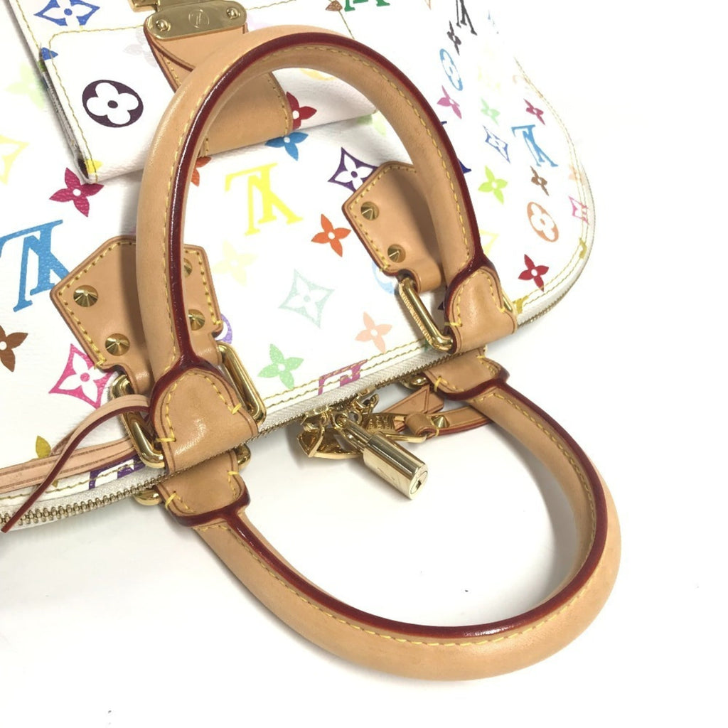 Louis Vuitton Blanc Monogram Multicolore Handbag Tote Bag