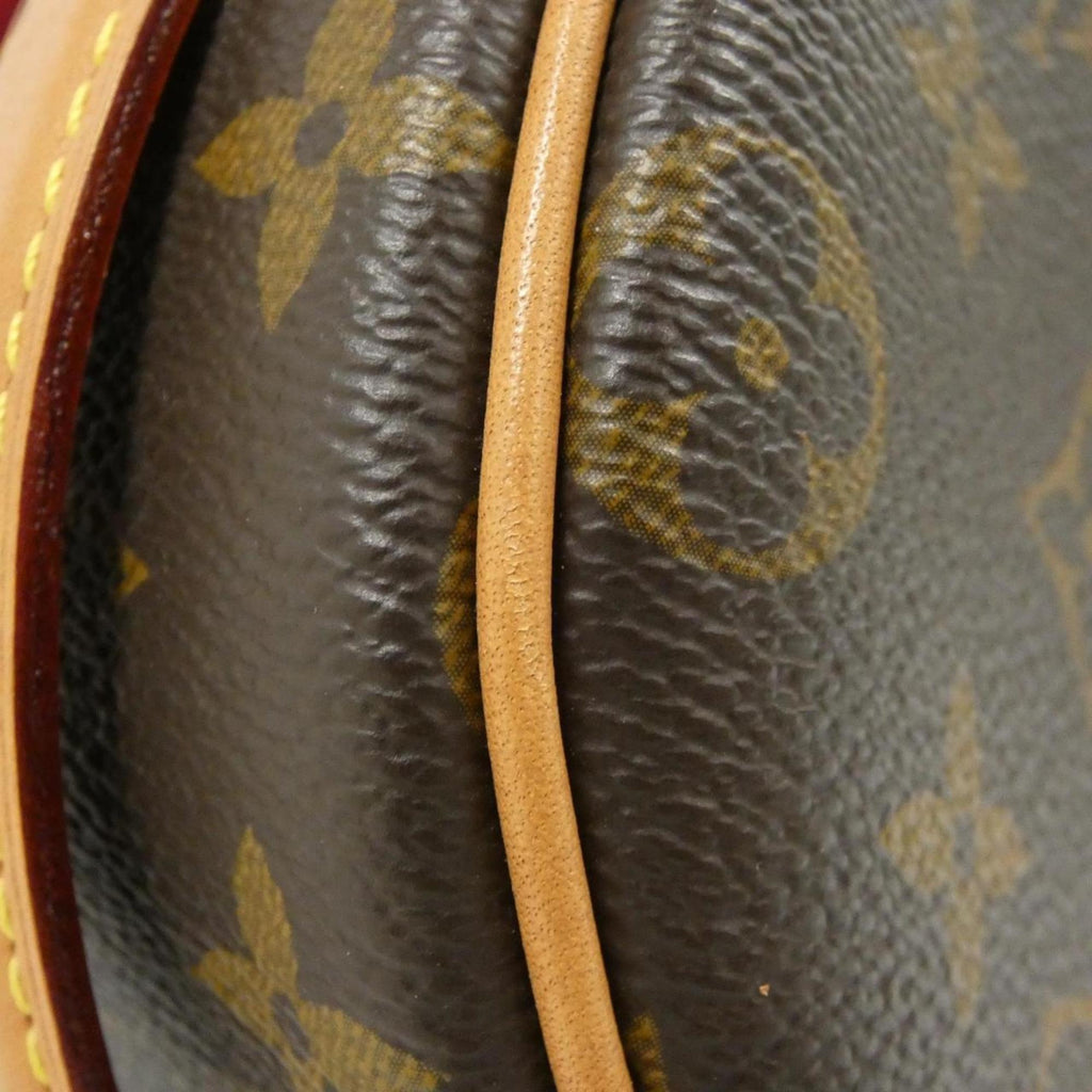 Louis Vuitton Brown Coated Canvas Shoulder Bag