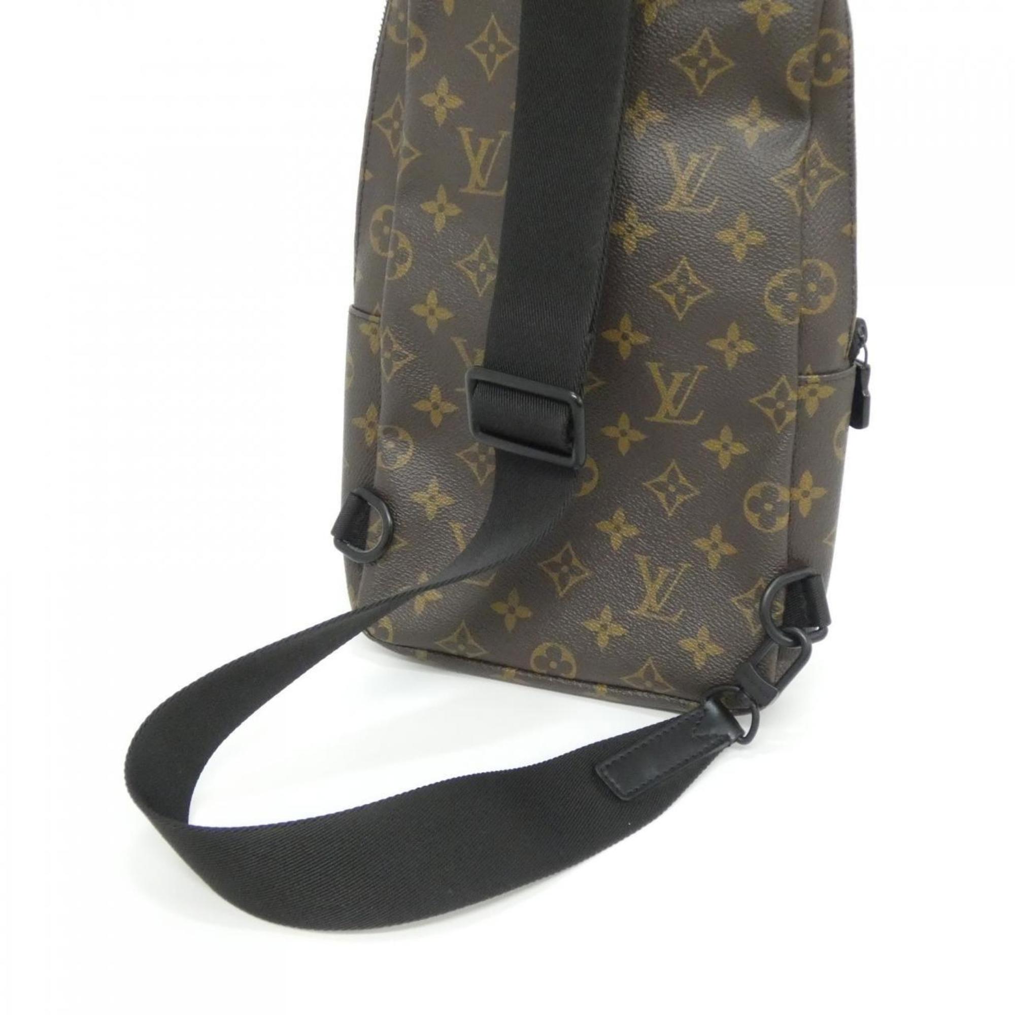 Louis Vuitton Brown Coated Canvas Shoulder Bag