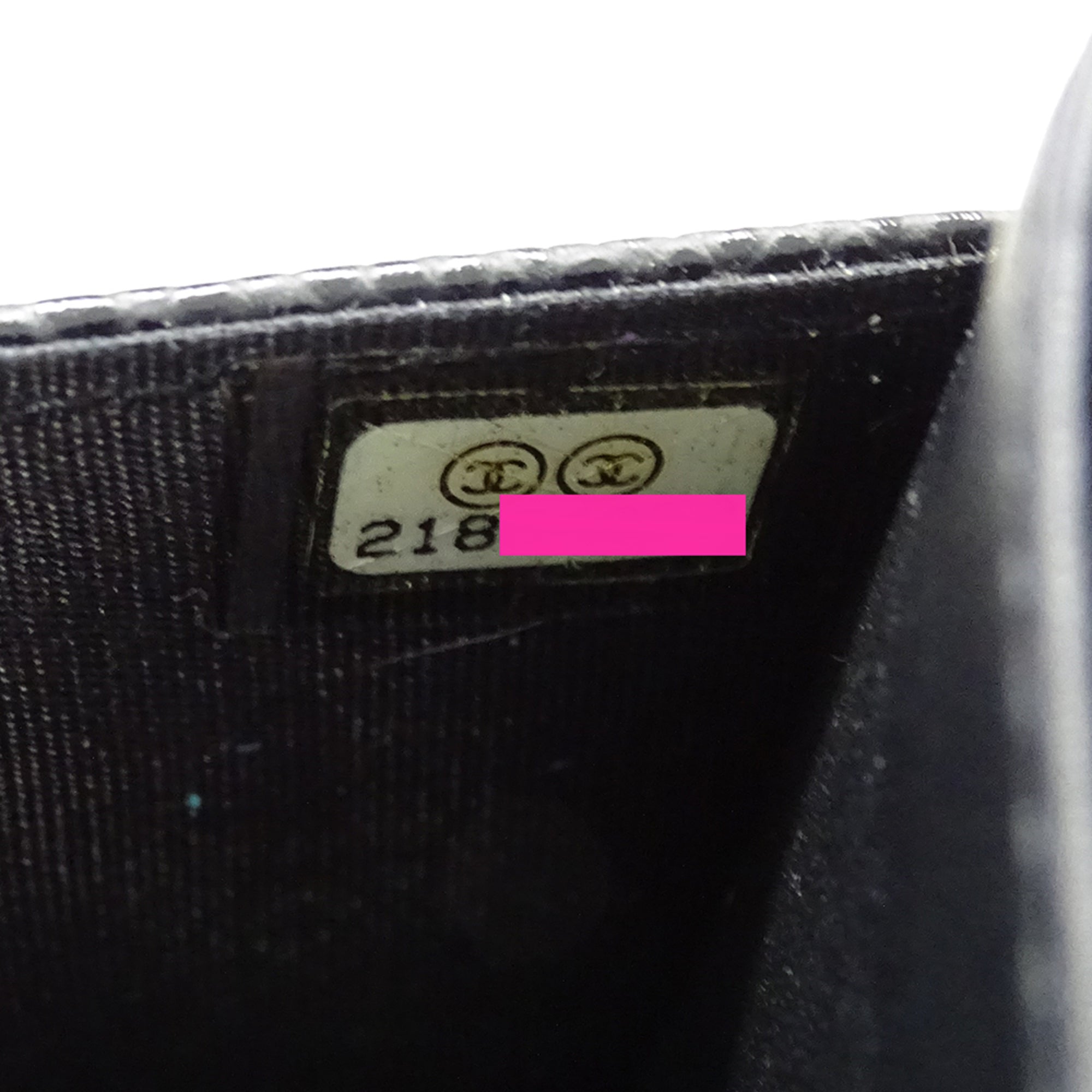 Chanel Black Grained Calfskin Handbag
