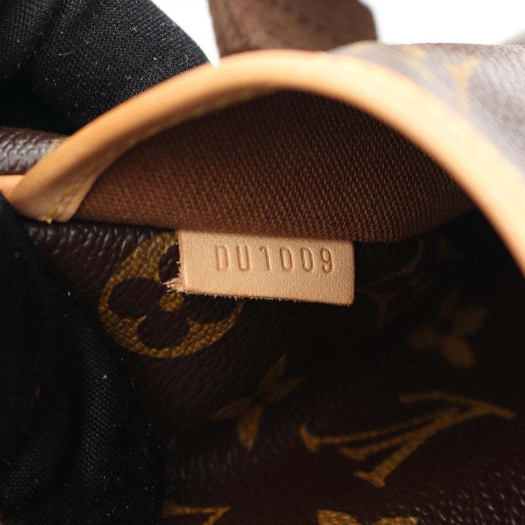 Louis Vuitton Brown Pvc Coated Canvas Leather Shoulder Bag