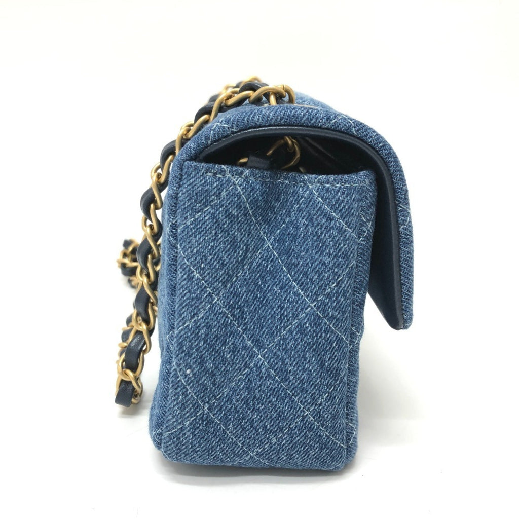 Chanel Matelasse Blue Denim Shoulder Bag
