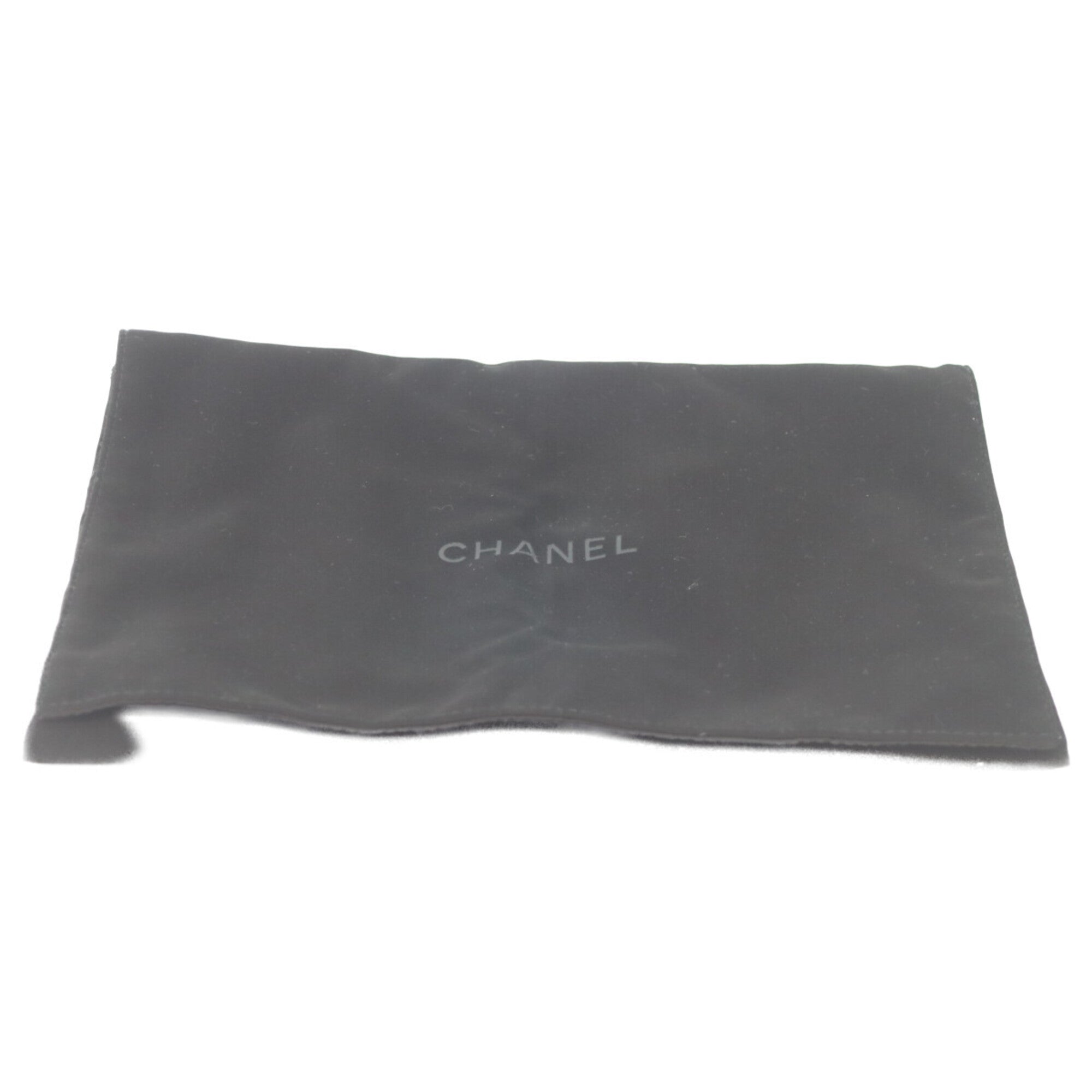 Chanel Black Grained Calfskin Shoulder Bag