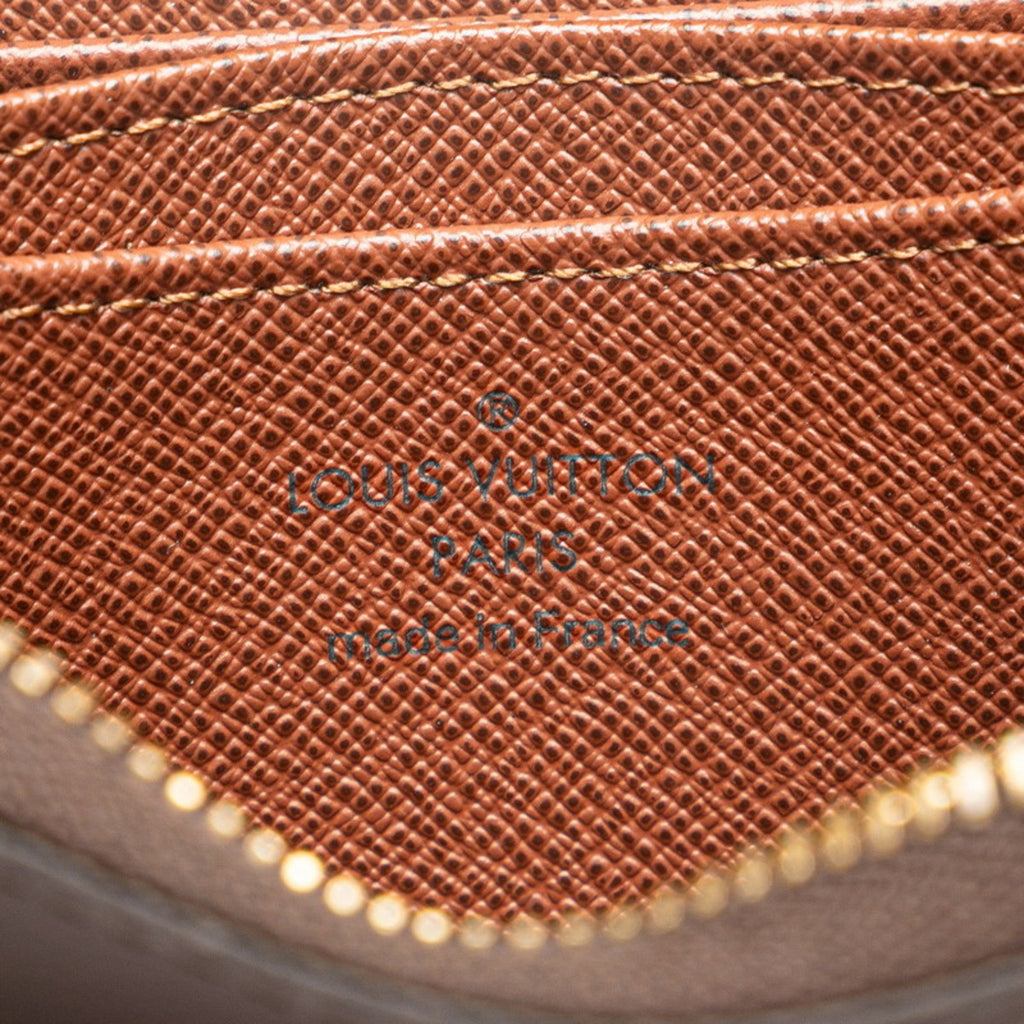 Louis Vuitton Brown Pvc Leather Coin Purse/Coin Case