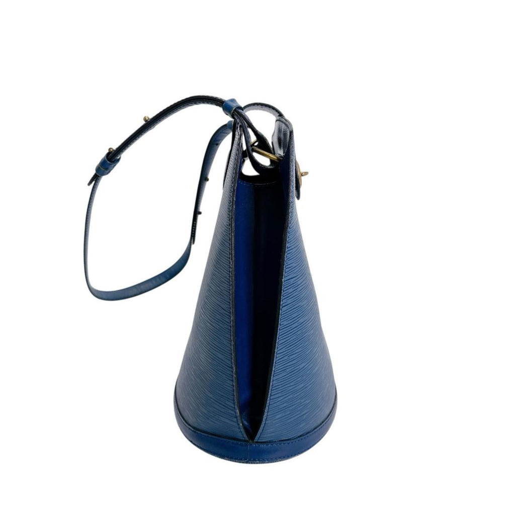 Louis Vuitton Blue Epi Leather Shoulder Bag