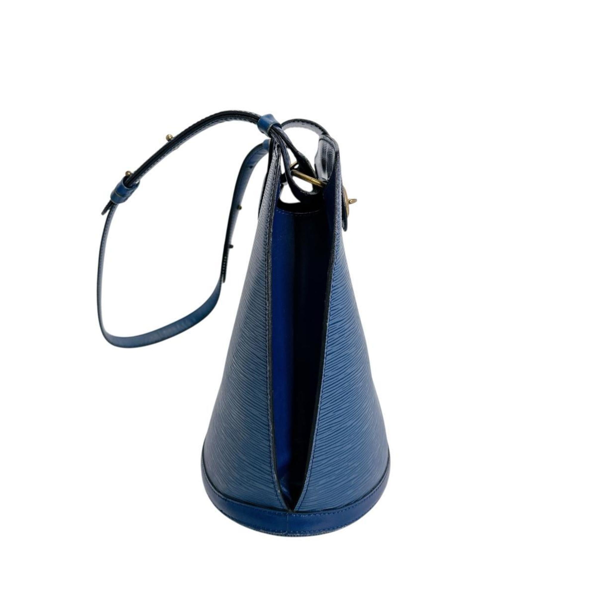 Louis Vuitton Blue Epi Leather Shoulder Bag