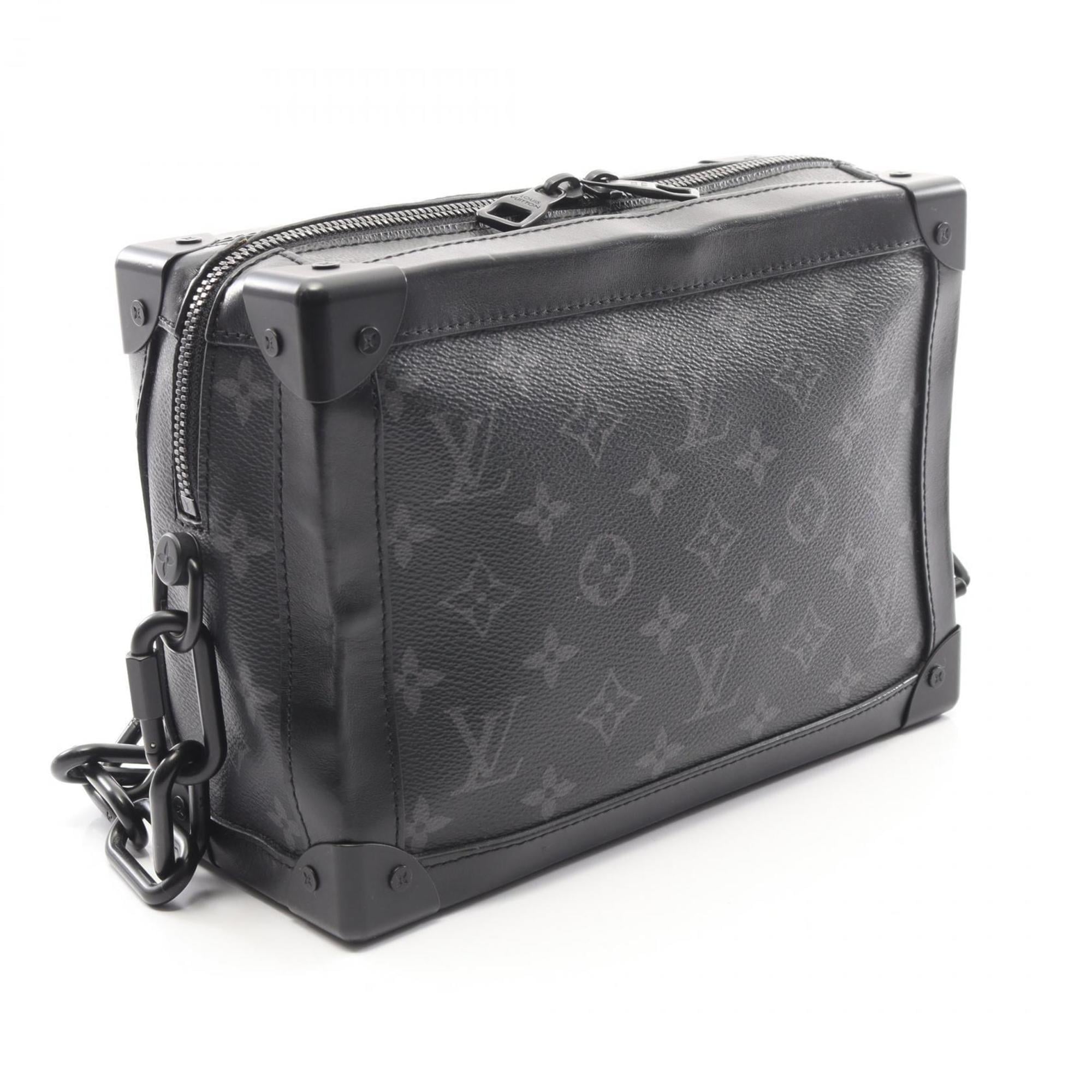 Louis Vuitton Black Monogram Eclipse Noir Coated Canvas Leather Handbag Shoulder Bag