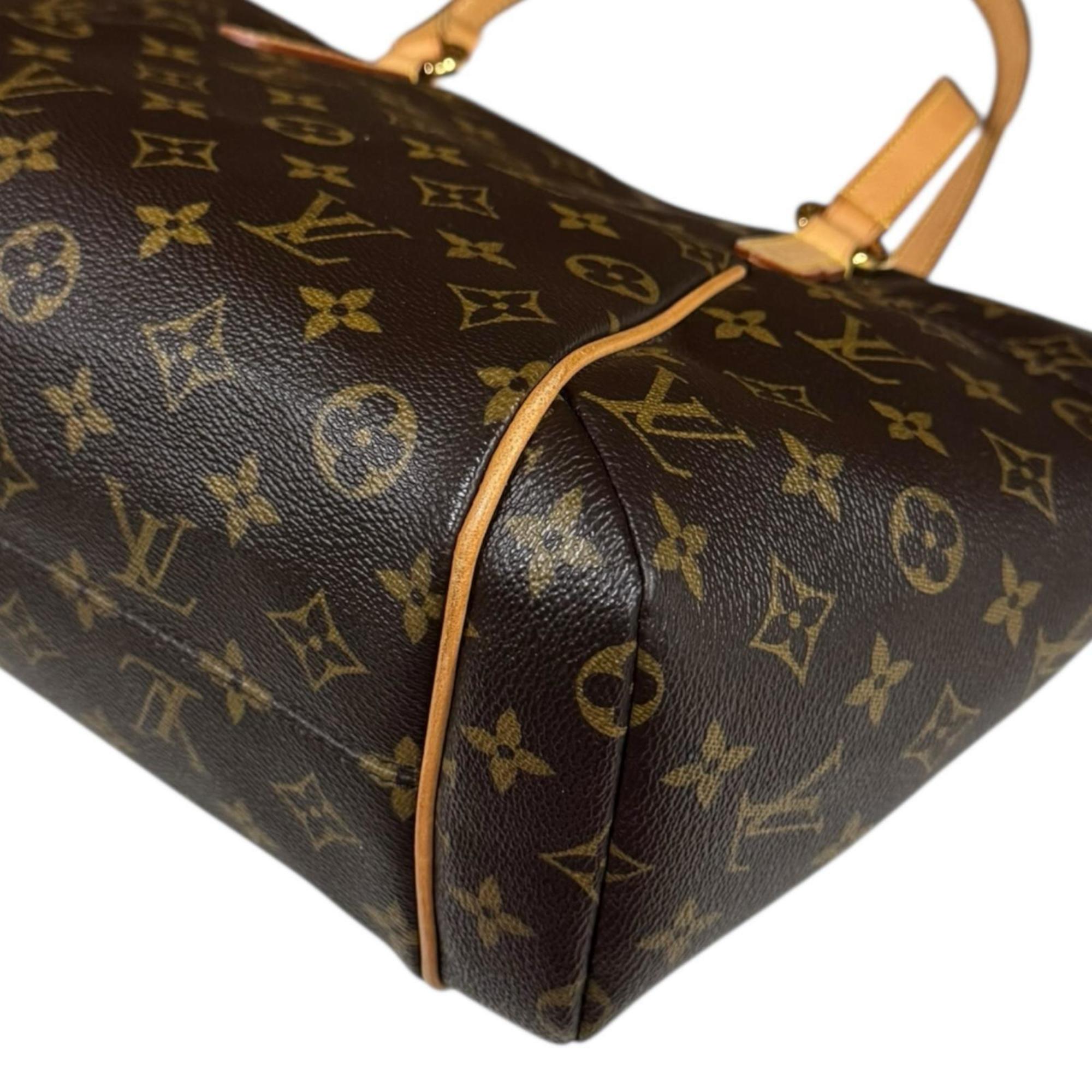 Louis Vuitton Brown Monogram Canvas Tote Bag