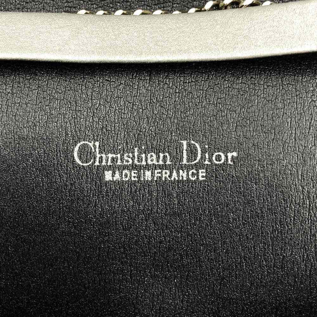 Christian Dior Navy Canvas Shoulder Bag (Pre-Owned)