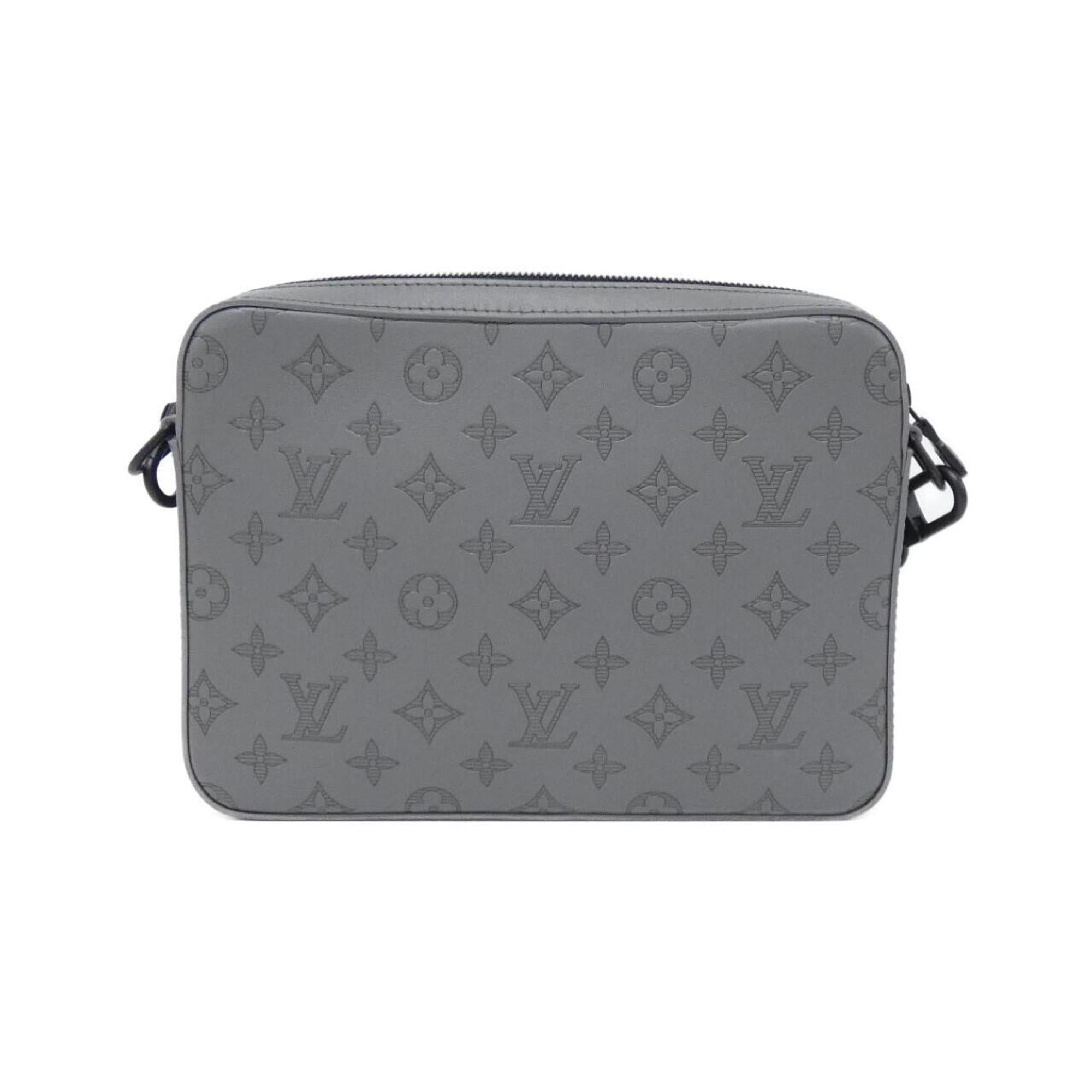 Louis Vuitton Black Leather Shoulder Bag