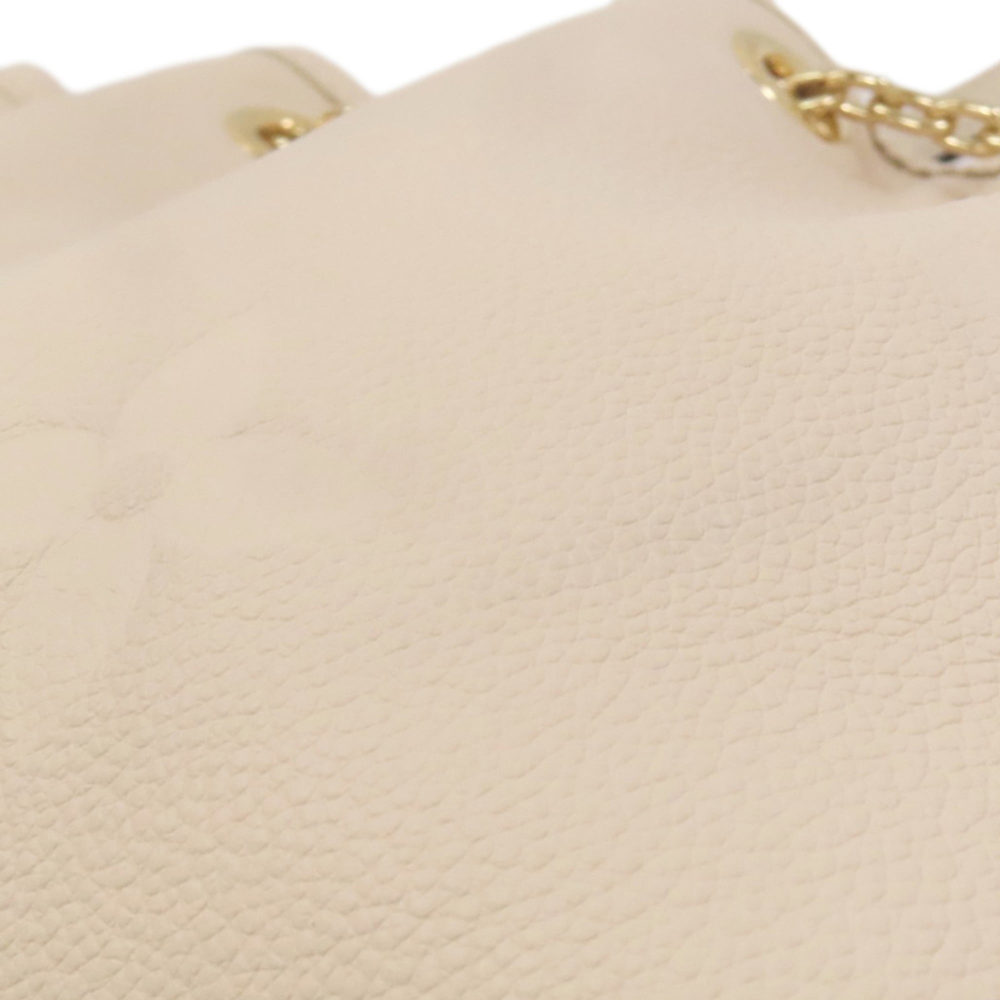 Louis Vuitton Cream Monogram Empreinte Handbag Pouch