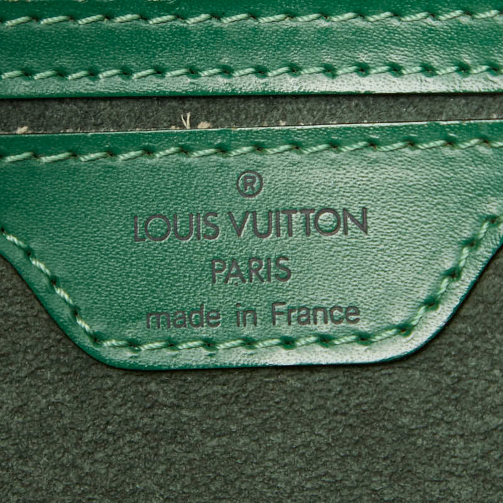 Louis Vuitton Epi Borneo Green Leather Handbag Shoulder Bag