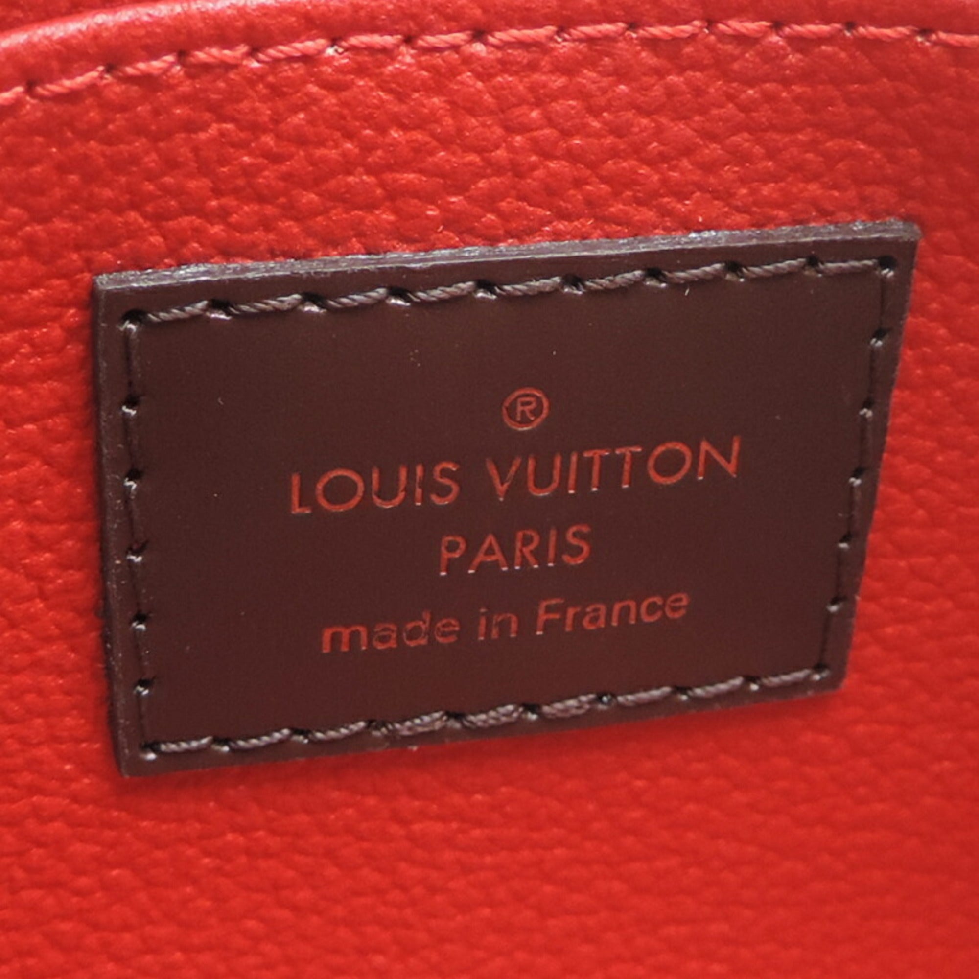 Louis Vuitton Brown Ebene Damier Canvas Pochette Pouch